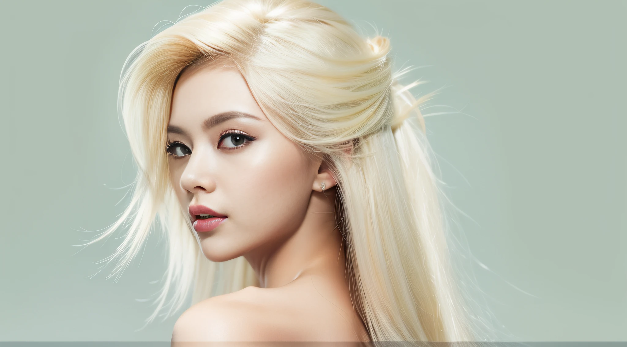 femele,coiffed blonde hair,long whitr hair,Raised sexy,Need,tmasterpiece
