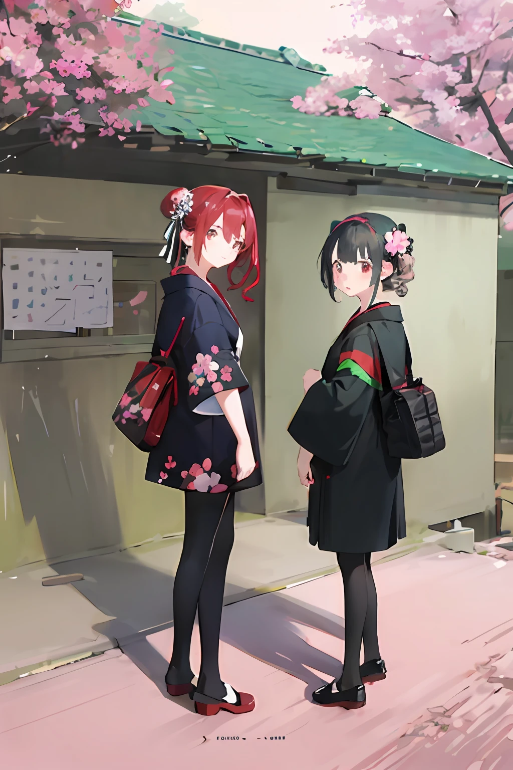 Girls go to the toilet