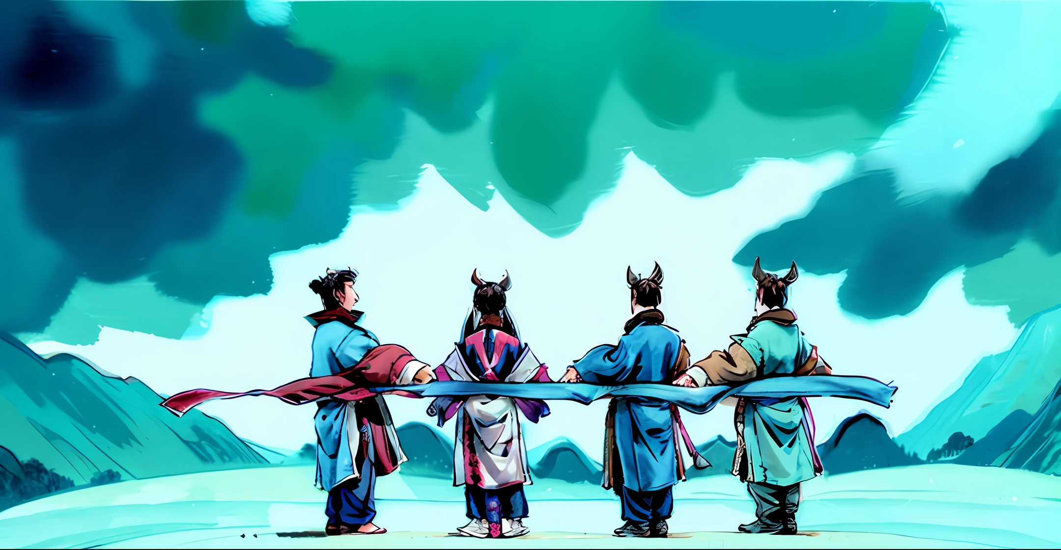 Journey to the West has four apprentices