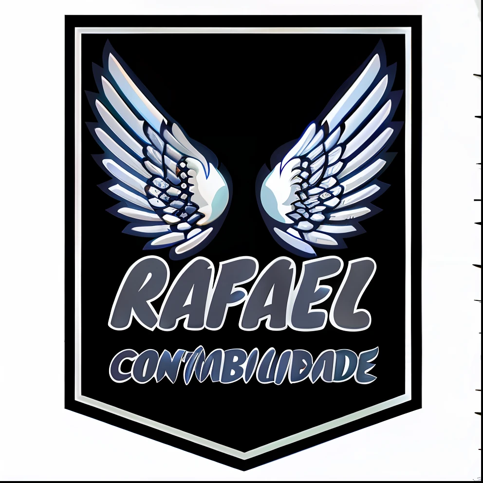 um logotipo preto e branco com duas asas, Raphael, Rafeal Albuquerque, Rafael, Directed by: Rafael Ritz, Rafeal Albuquerque arte em quadrinhos, Raal, Directed by: Raffeaello Ossola, asas reais, Raphael Personnaz, Directed by: Robert Combas, Directed by: Rafail Levitsky, Rafael Albuquerque, design de patch de ombro, frail --auto