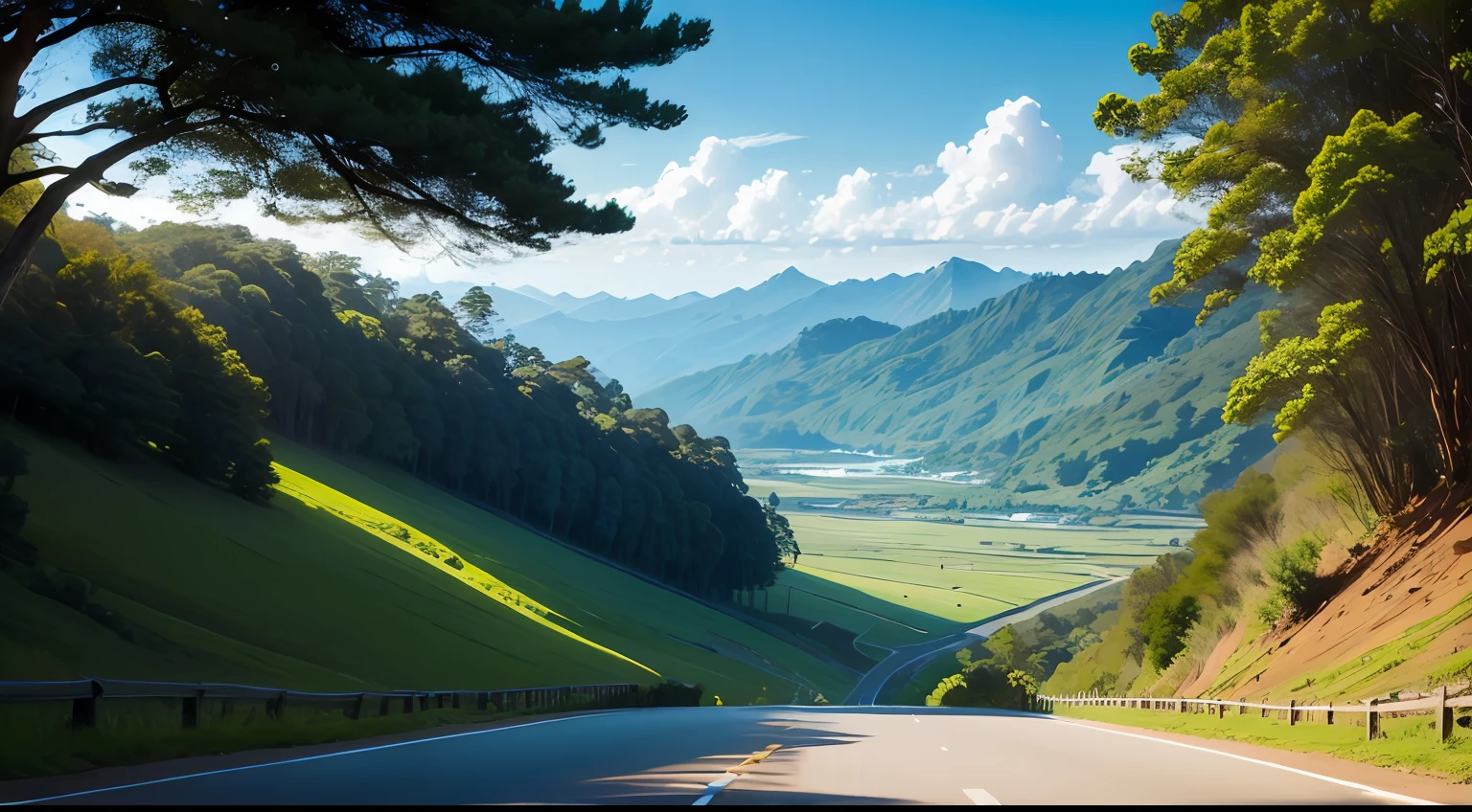 paisagem natural que transmite paz e serenidade --auto