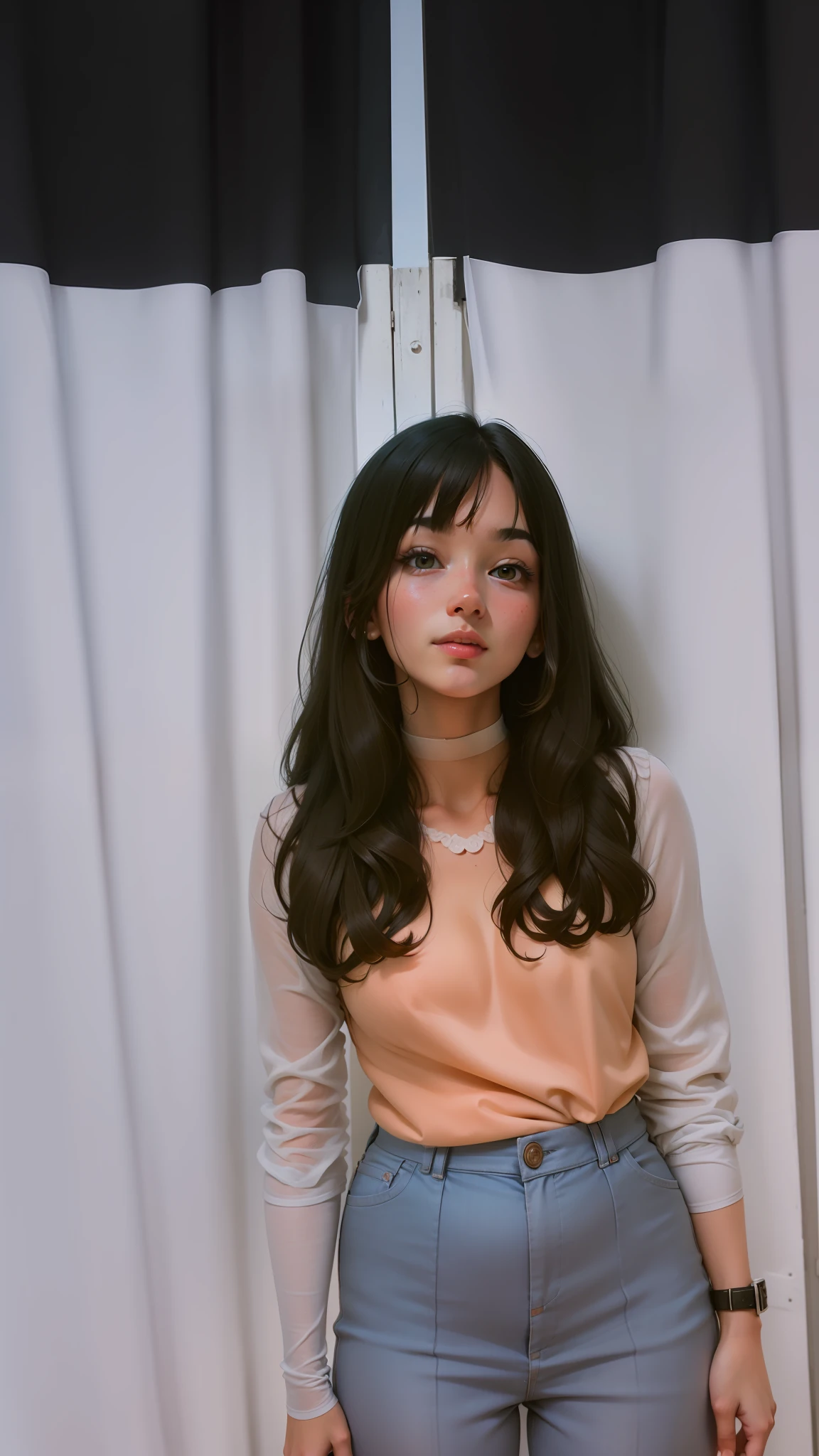 Natural gorgeous girl with sweet face