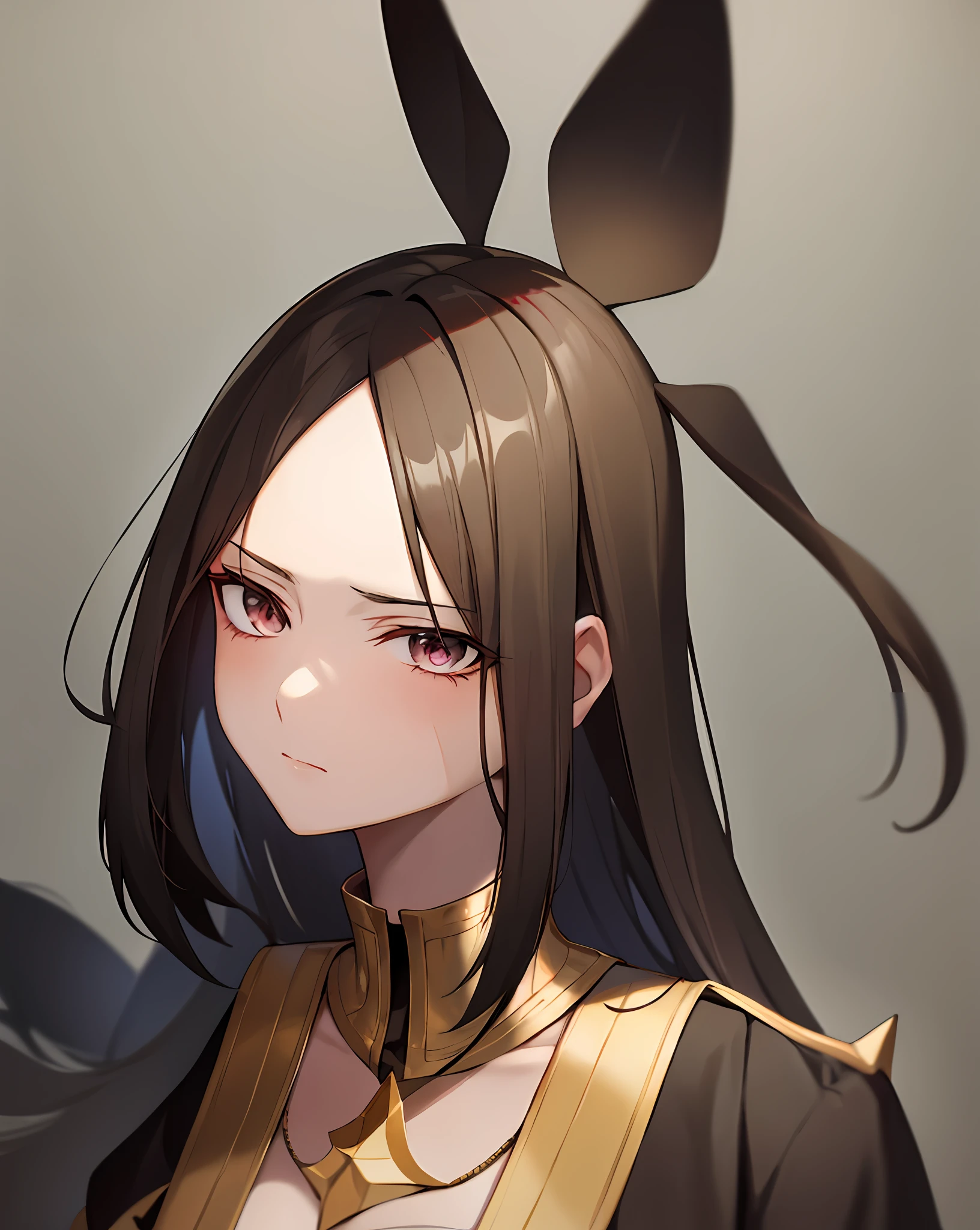 Beauty Superb HD picture quality Grain avatar Large forehead Melancholy expression Dark tone Anime style