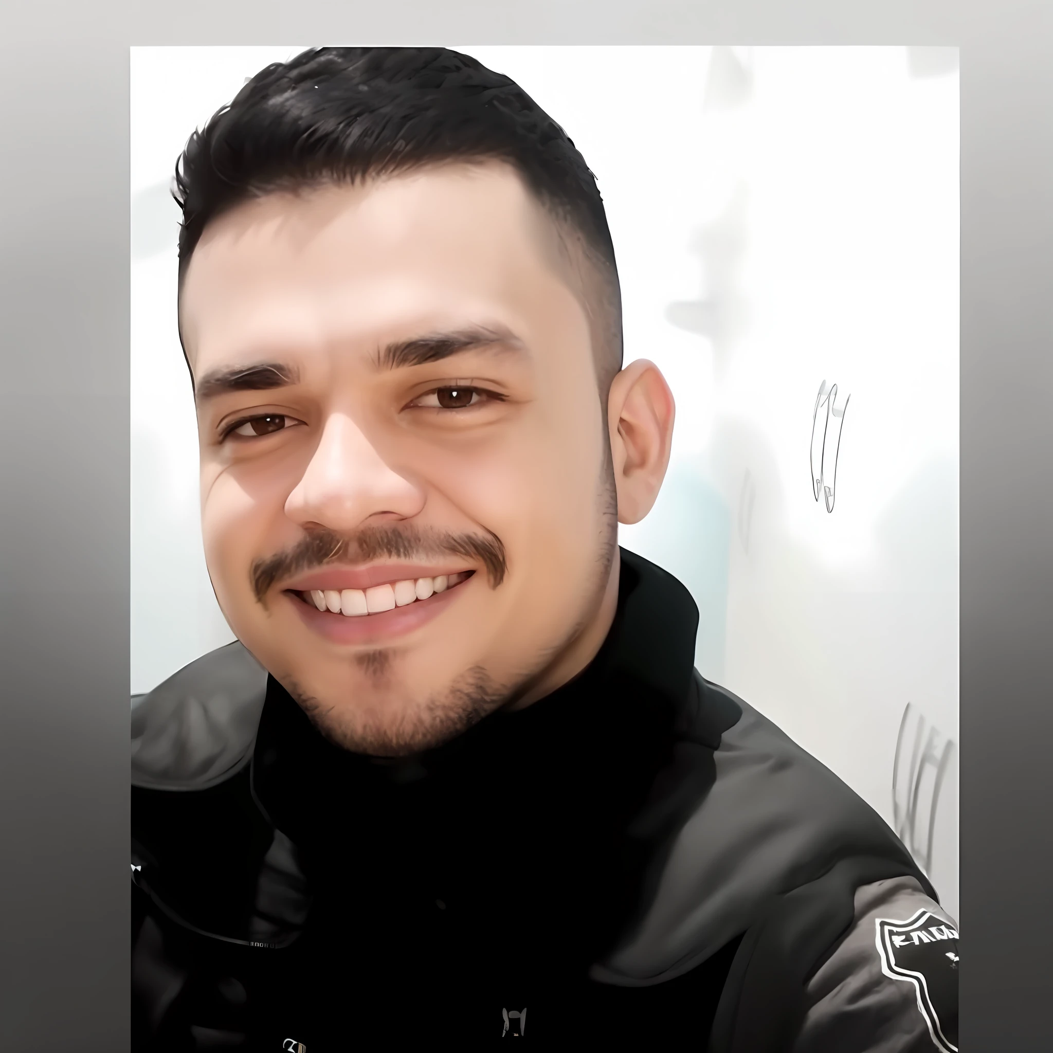 There is a man who is smiling and wearing a black jacket, caio santos, david rios ferreira, icaro carvalho, Henry Alvim Correa, Carmelo Blandino, gui guimaraes, Aykut Aydogdu, ástor alexander, Ronaldo Luis Nazario de Lima, Edon Guraziu, victor maristane