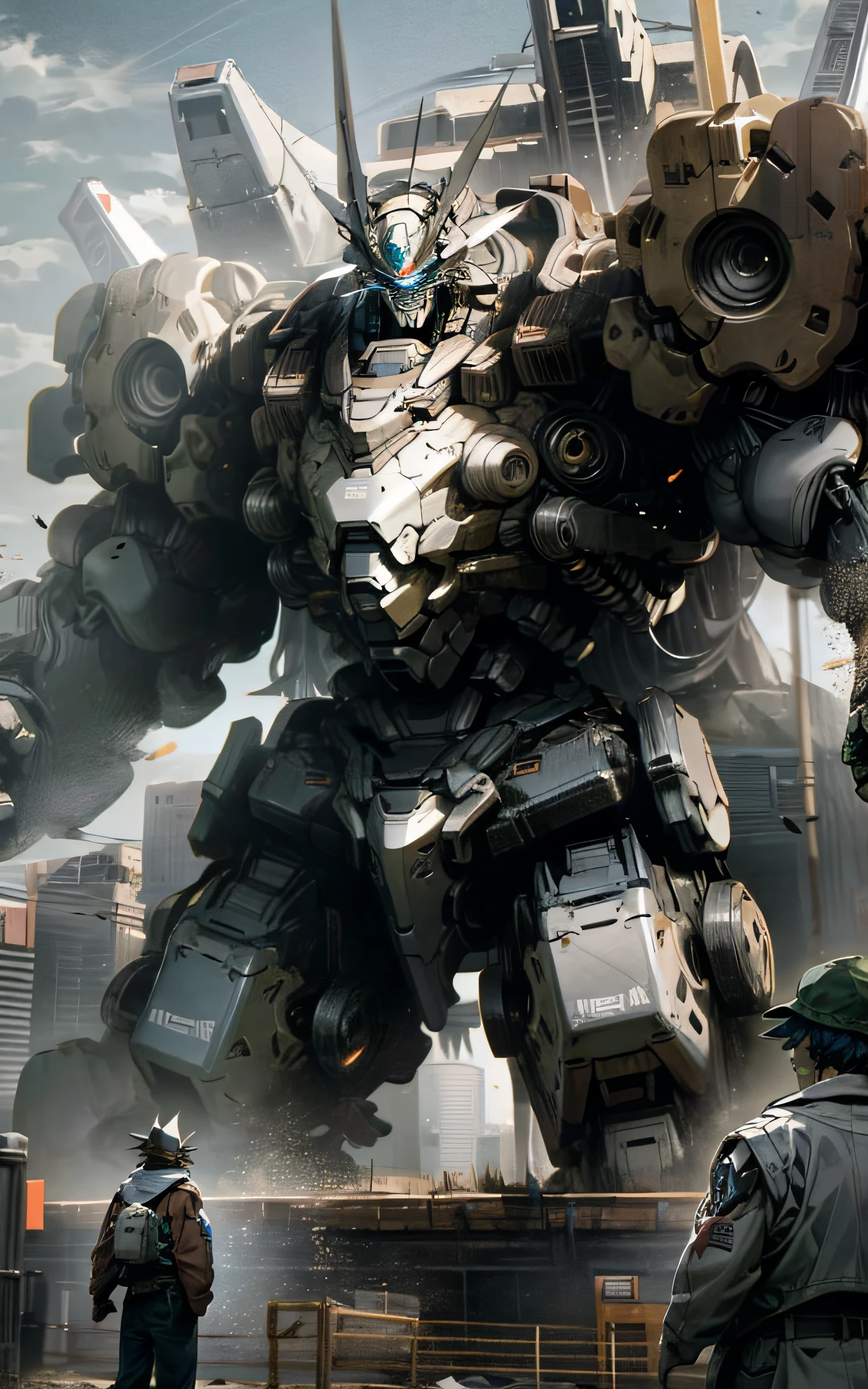 A colossal robot formed by the combination of five giant robots.