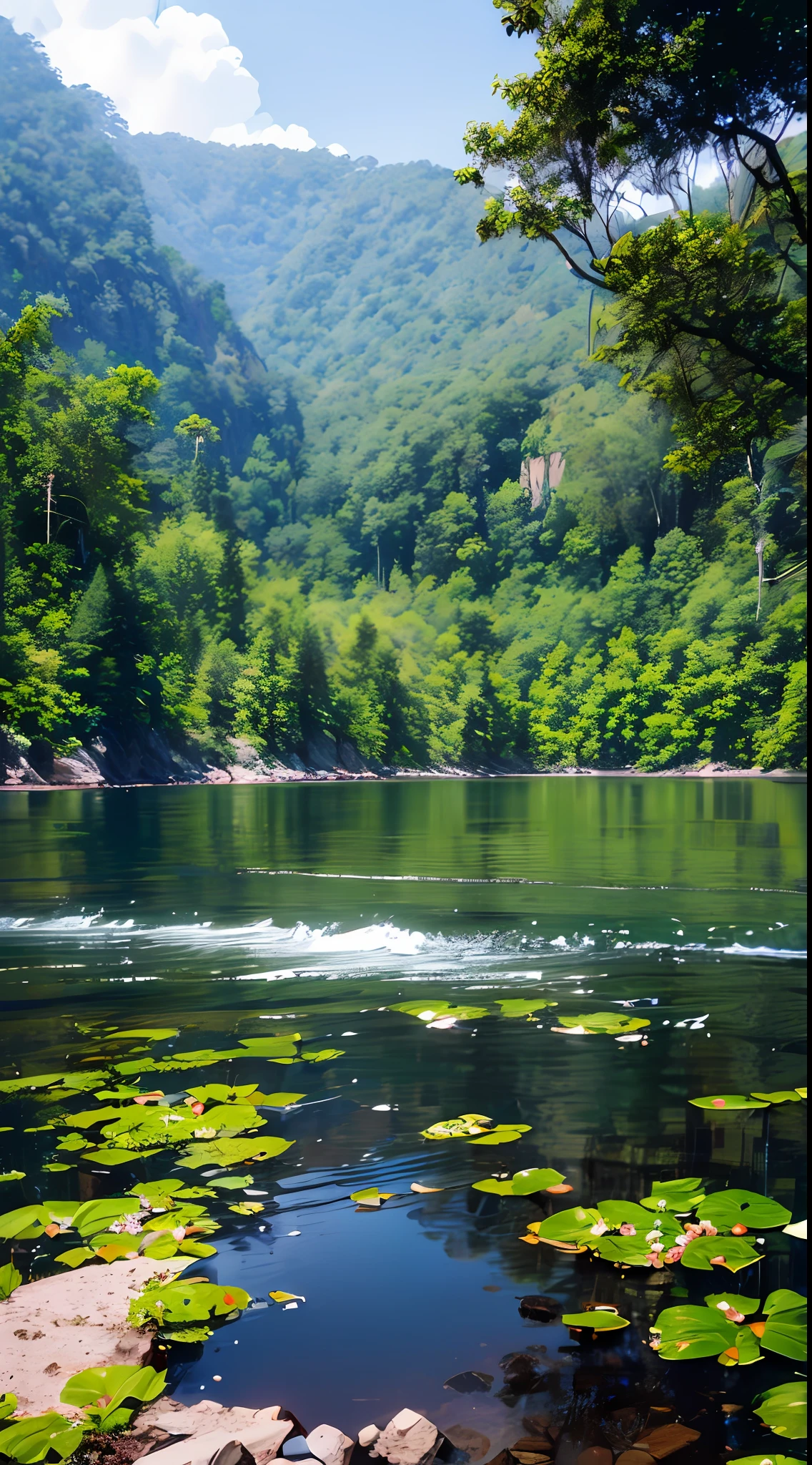 tmasterpiece,Best quality at best,Dense jungle,Rough and damp trees,Huge thick vine,weeds,florals,(Spring water),(Spring pool),((Beautiful adventurer,closeup cleavage)),jungles,oases,giant and wet trees,(((adventurer clothing))),super-fine,Works of masters,high qulity,8K分辨率,depth of fields,电影灯光,Epic shooting
