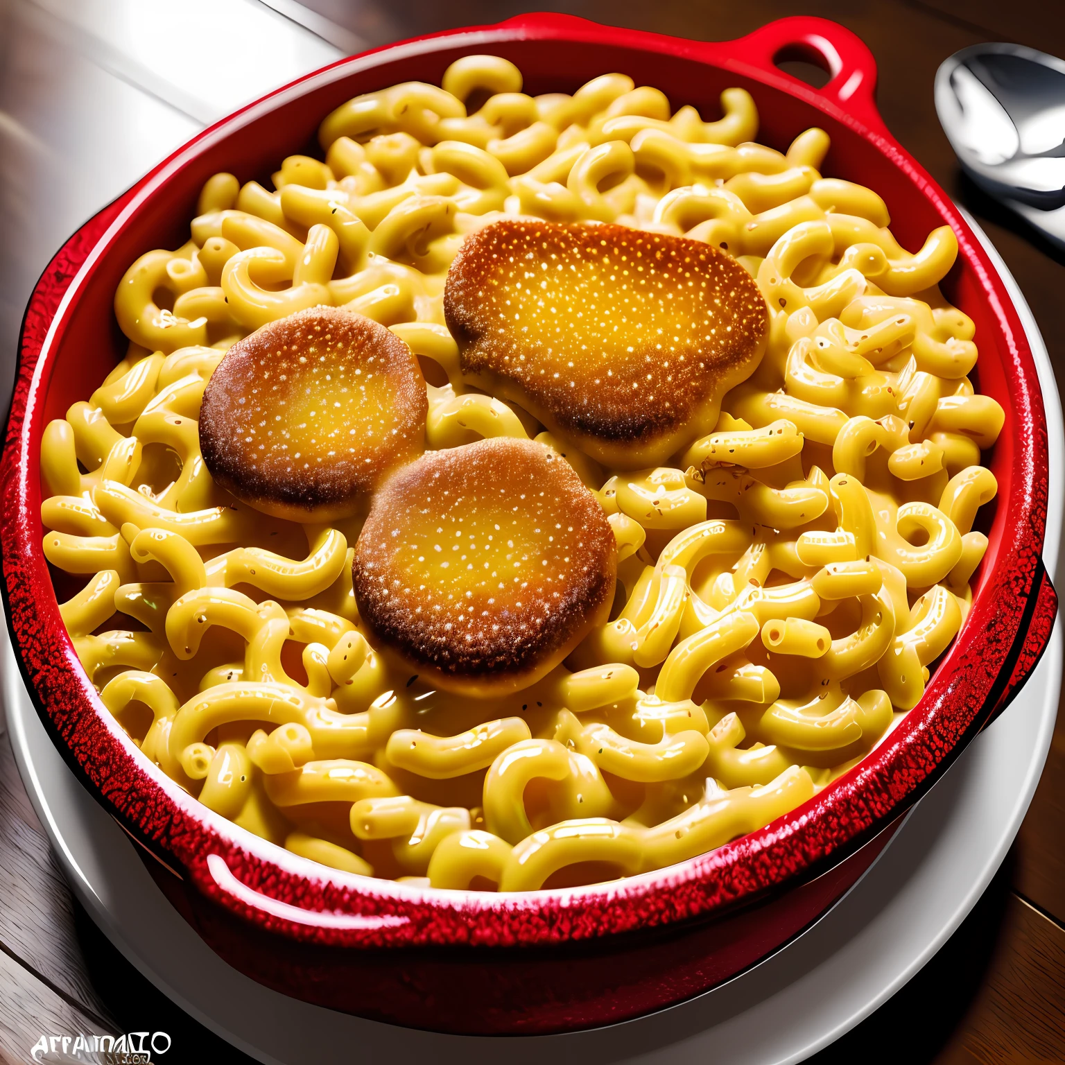 ! 3D-rendering, profundidade de campo, Epic realistic textures, Highly detailed macaroni and cheese, expressivo, abstrato, ultra detalhado, dynamic  lighting, arte conceitual, linhas principais, thirds rule, hdr, 8k, motor irreal 5, octane rendering, trending in artstation, inspirado em walt disney, alta qualidade