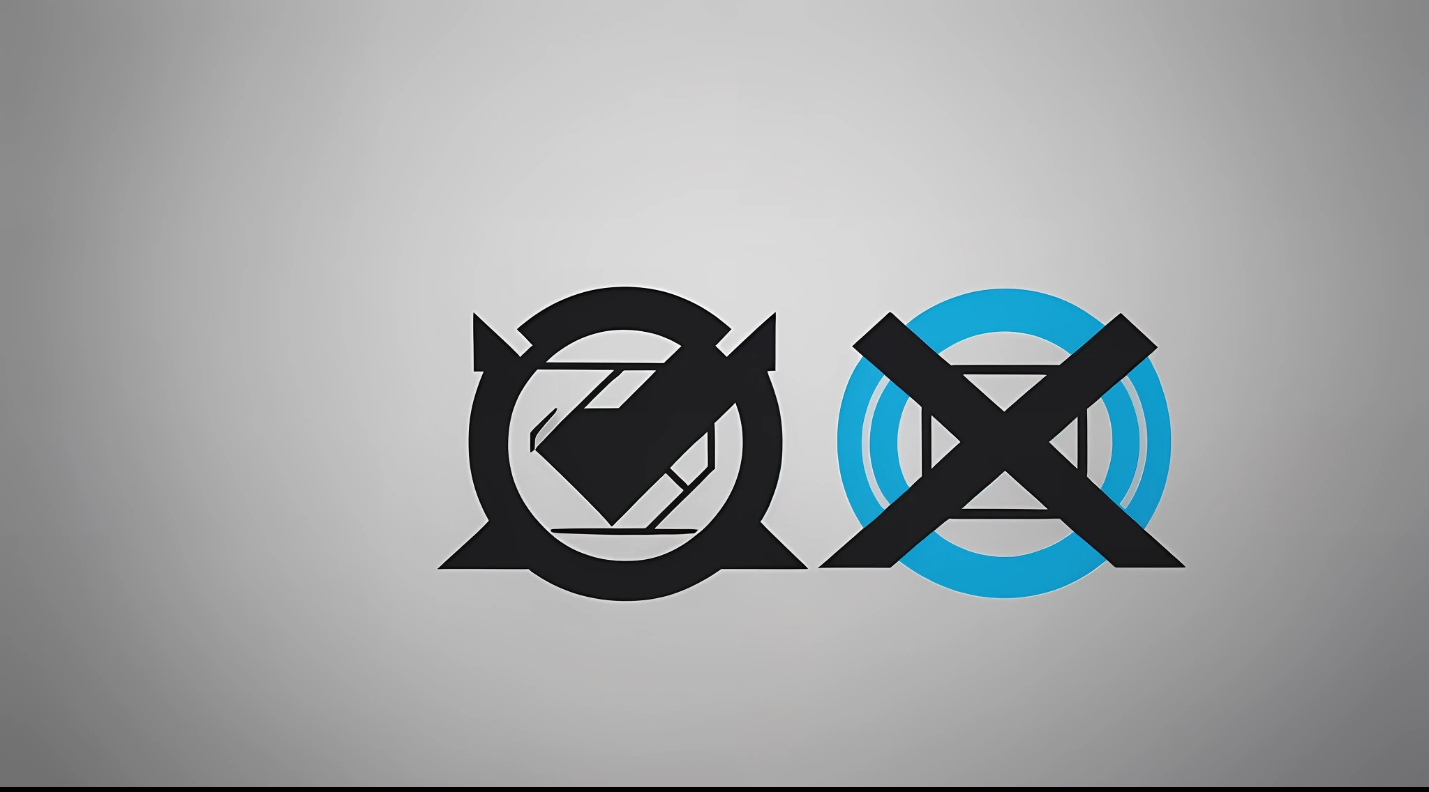 Minimalist logo brand for a team named "Presence Hunters" using theme space