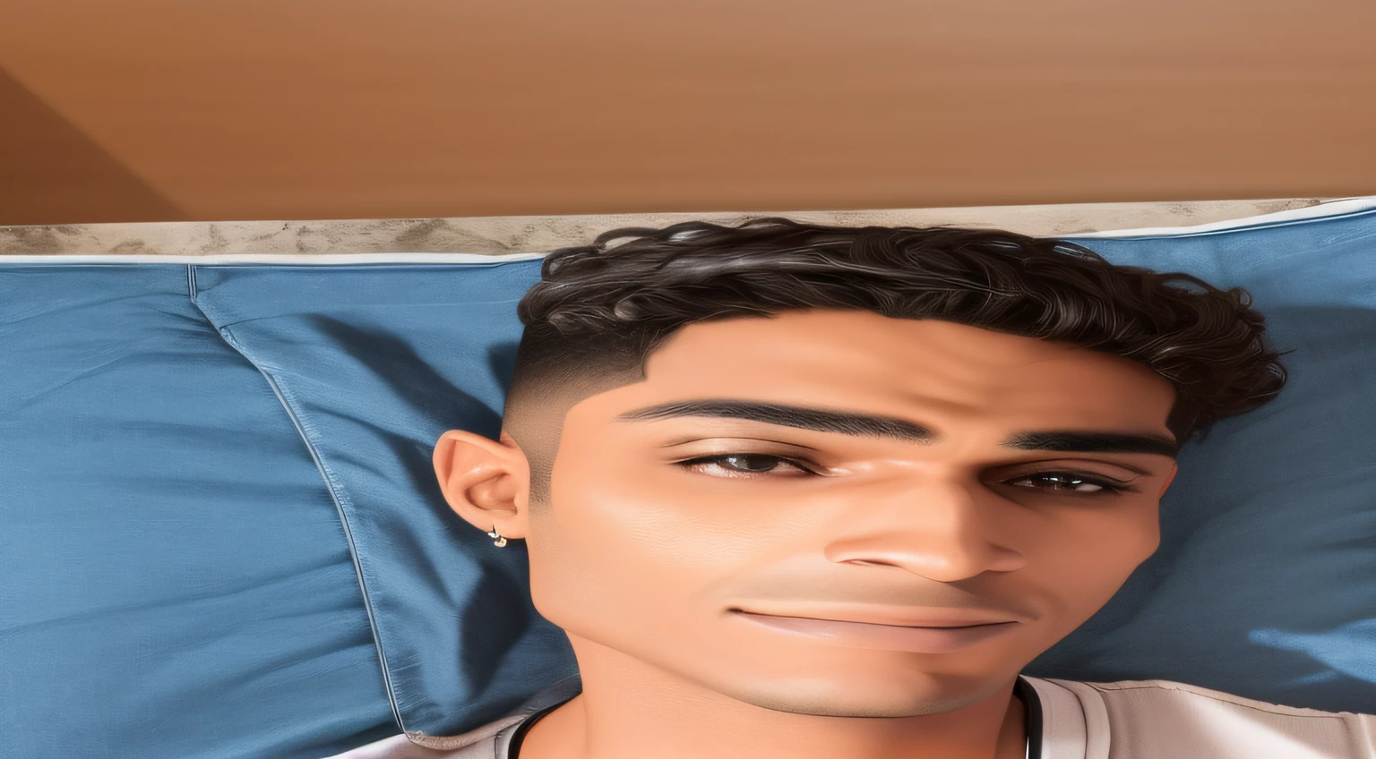 agente especial do futuro com mascara de coelho preta