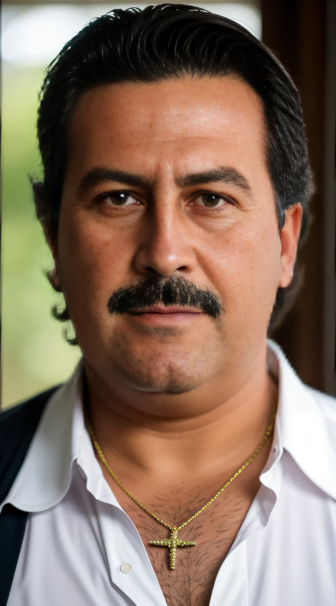 pablo escobar, pablo escobar, montanhas de dinheiro, profundidade, sentado, muito dinheiro, Maximum realism, dinheiro no fundo, dolares em pilhas , pablo escobar em uma poltrona pablo escolbar em uma poltrona com dinheiro ao seu redor, fogo, realista fotografia, imagem realista, Foto RAW, parte superior do corpo, (olhando para o espectador, olhos abertos: 1.2), sentado muito dinheiro, Detailed texture of the lips, (pele de alto detalhe: 1.3), (lente de 100mm), Fujifilm XT3, trending in artstation, trend in CGSociety, Intricate, High Detail, foco nítido, dramatic, textura realista, hdr, Subsurface scattering, global ilumination, filme ainda, filme-like, bokeh, 3d, cores vivas / raytraced / cores quentes, arte de pintura fotorrealista por midjourney e greg rutkowski, cinemactic, 40mm f/2.8, remasterizado, 8k, 4k uhd, sharpened details, ultra detalhado (sentado com muito dinheiro) sentado corpo todo, corpo sentado.