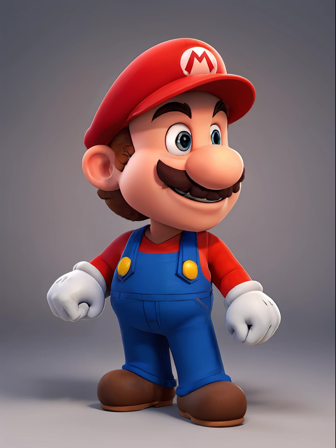 RAW photo, Super Mario holding a big harm, highly detailed textures, tired, run down, deep skin pores, red Super Mario hat, perfect lighting, photorealism, photo realistic, hard focus, smooth, depth of field, 8K UHD, photo taken by a Sony Alpha 1 , 85mm lens, f/1. 4 aperture, 1/500 shutter speed, ISO 100 film, neutral colors, muted colors