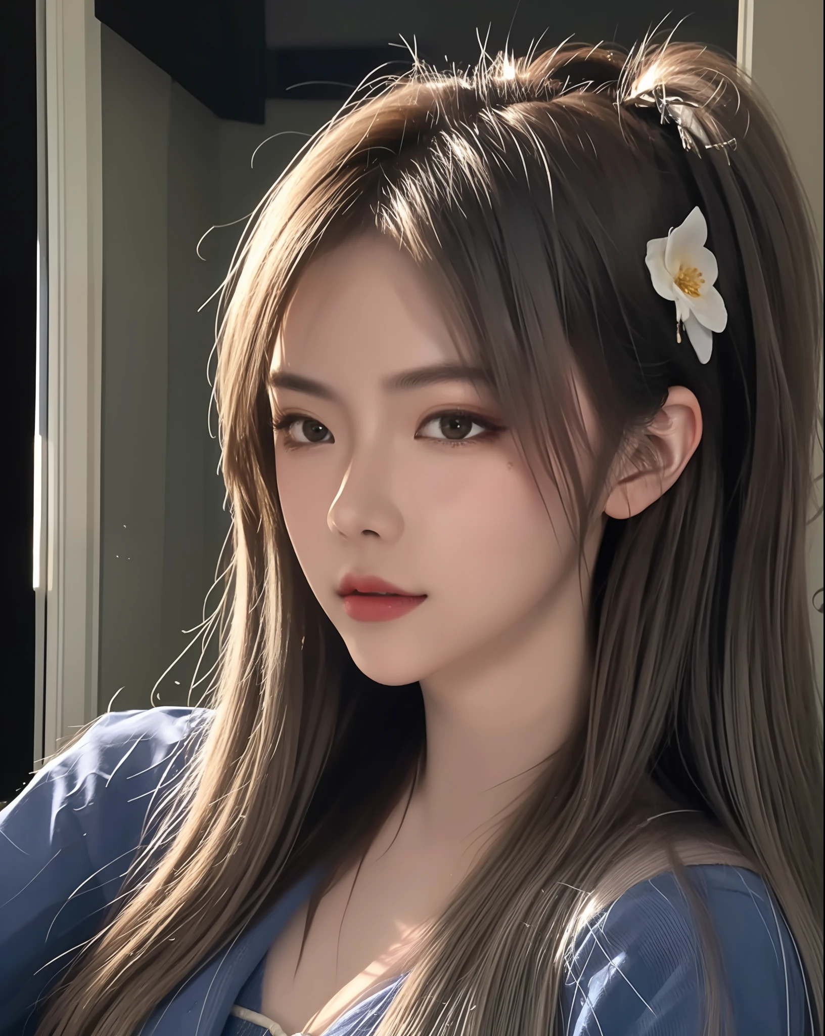 Portrait of a communist woman,Fantasyart,photographrealistic,动态照明,art stations,poster for,Volumetriclighting,Very detailed faces,4 k'',Award-Awarded,,1girll,in the darkness nigth,deep shading,low tune,Photo of the Republic of China,(formal outfit:1.4),long whitr hair,whaite hair,