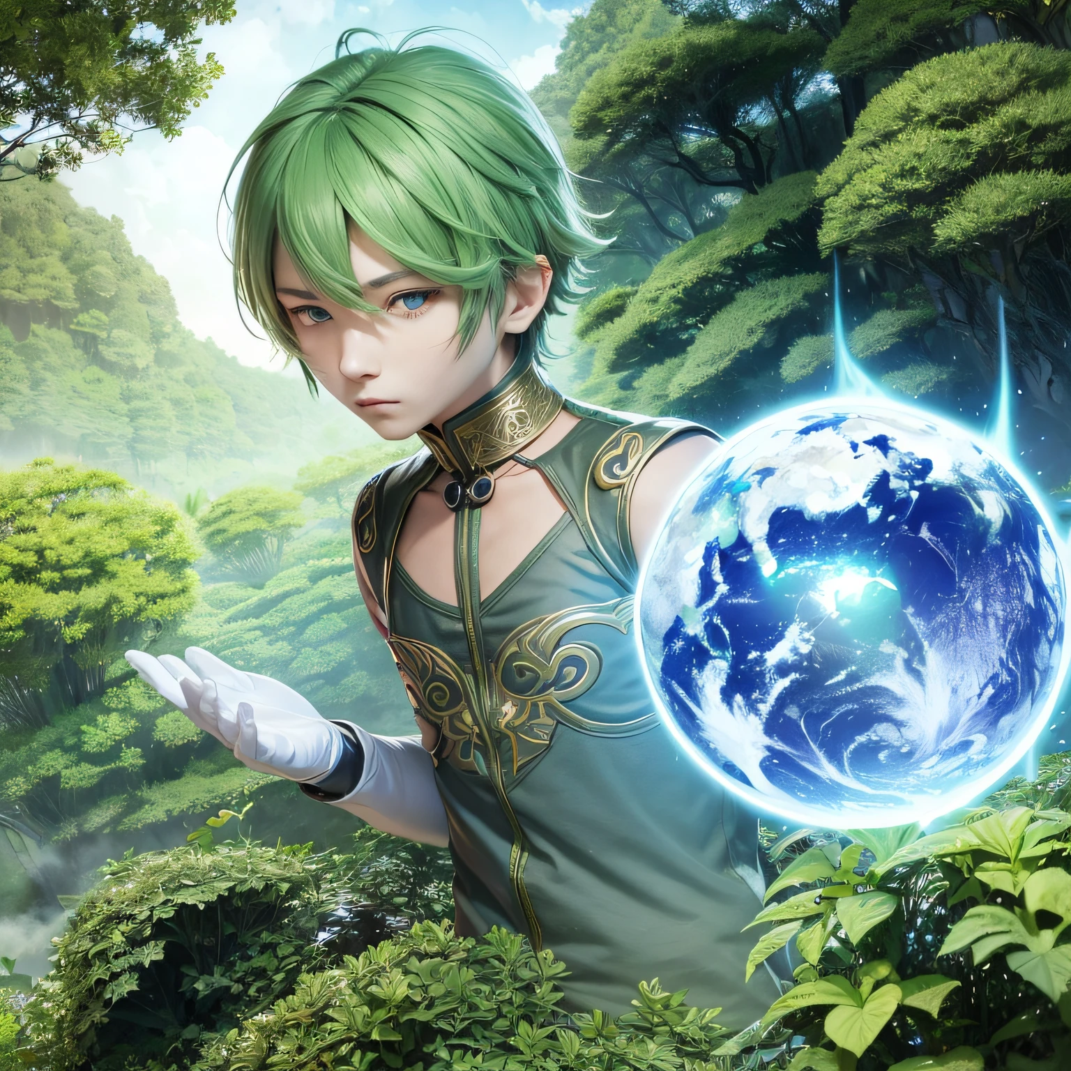Earth Elemental Model Bishonen Boy's body Young face Mystical Fictional creatures Chimeric Big Body Rock and Soil Texture Hole々and attitude Factory establishment Control the energy of the earth Oneness with nature Earthquakes and tectonic movements Harmony with the forces of the earth Mystical existence Symbol of nature