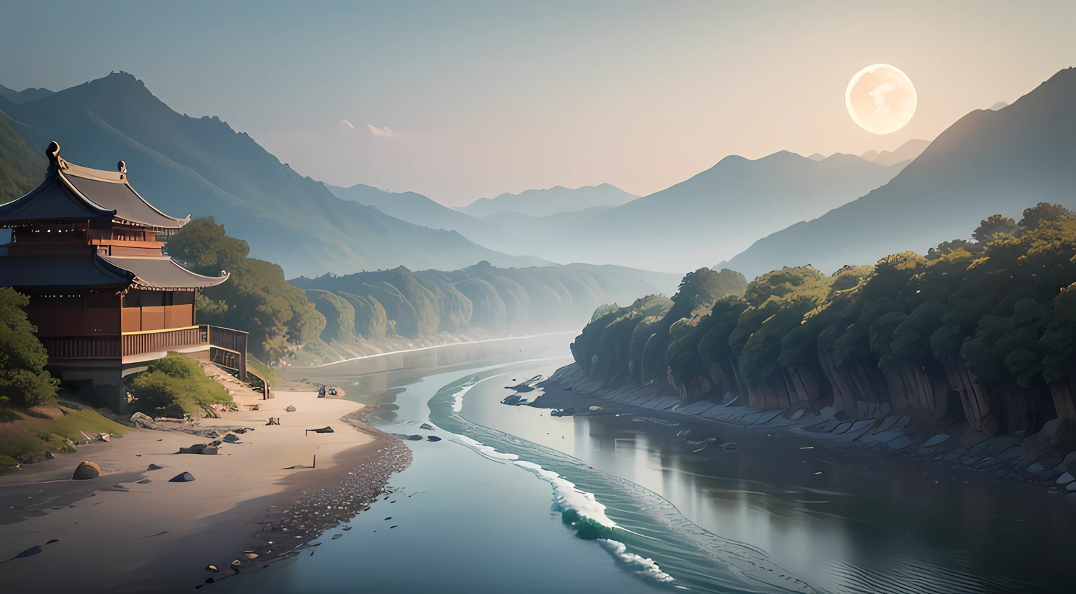 The tides of the Spring River connect to sea level, The moon and tides coexist at sea。, Thousands of miles of waves, Where there is no moonlight in the Spring River!, The river flows through Fangdian, Moonlight and flower forests are like fog;, Frost in the air does not fly, Tingshang Baisha is invisible。, Jiangtian has no fiber dust, The Lone Moon Wheel in the sky。, Who saw the moon for the first time by the river?Jiangyuehe shined at the beginning of the year?, There are endless generations of life, Jiang Yue grew almost the same year by year。, I don't know who Jiang Yue is waiting for, But I saw the Yangtze River sending flowing water。, The white clouds are gone, Uragami Aomomine was at a loss。, Who is flat tonight?Where is the Acacia Bright Moon Building?, It's a pity for Pei Hui upstairs, It should be taken off the dresser。, The jade curtain can't be rolled up, Mash the anvil and return it。, At this time, They didn't hear each other, May the moon, the moon, the moon and the moon shine。, The wild geese flew for a long time, The ichthyosaurus that dived into the water is written。, Last night's idle pool dream come true, Poor Chunhan does not come home。, The river flows,The springs dried up, The river beach sets the moon west。, The oblique moon sank into the sea mist, Jieshi Alley Infinite Road。, I don't know how many people came back by the moon, The falling moon shook the rivers and trees。, cubismo