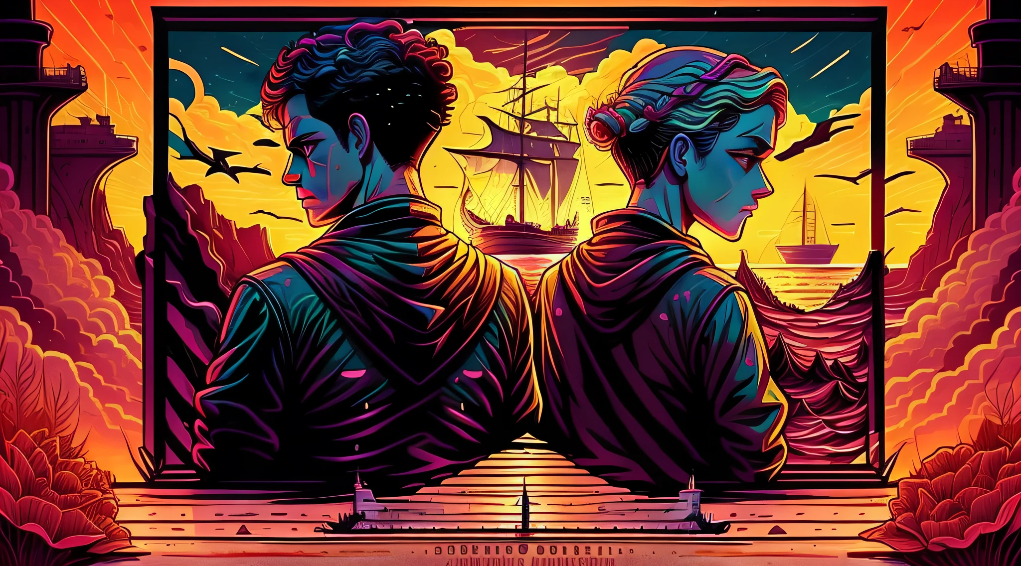 stoic Self Control view with a ship in background