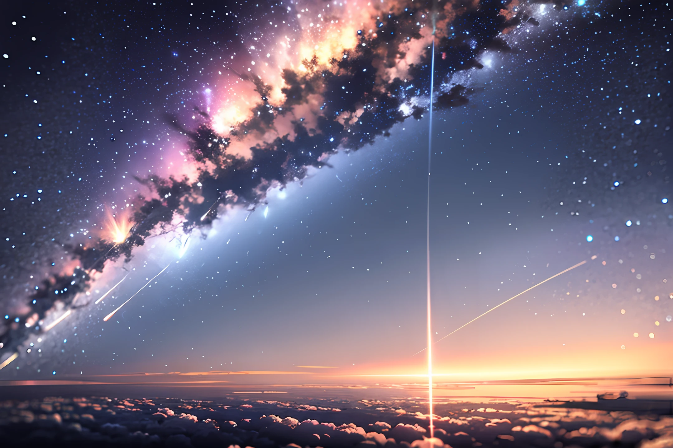 Sky meteors