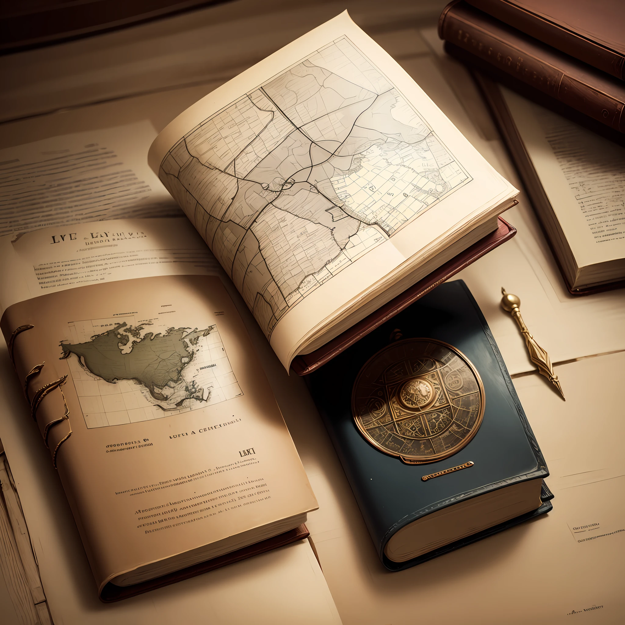 Imagens de livros antigos, Maps and historical artifacts --auto