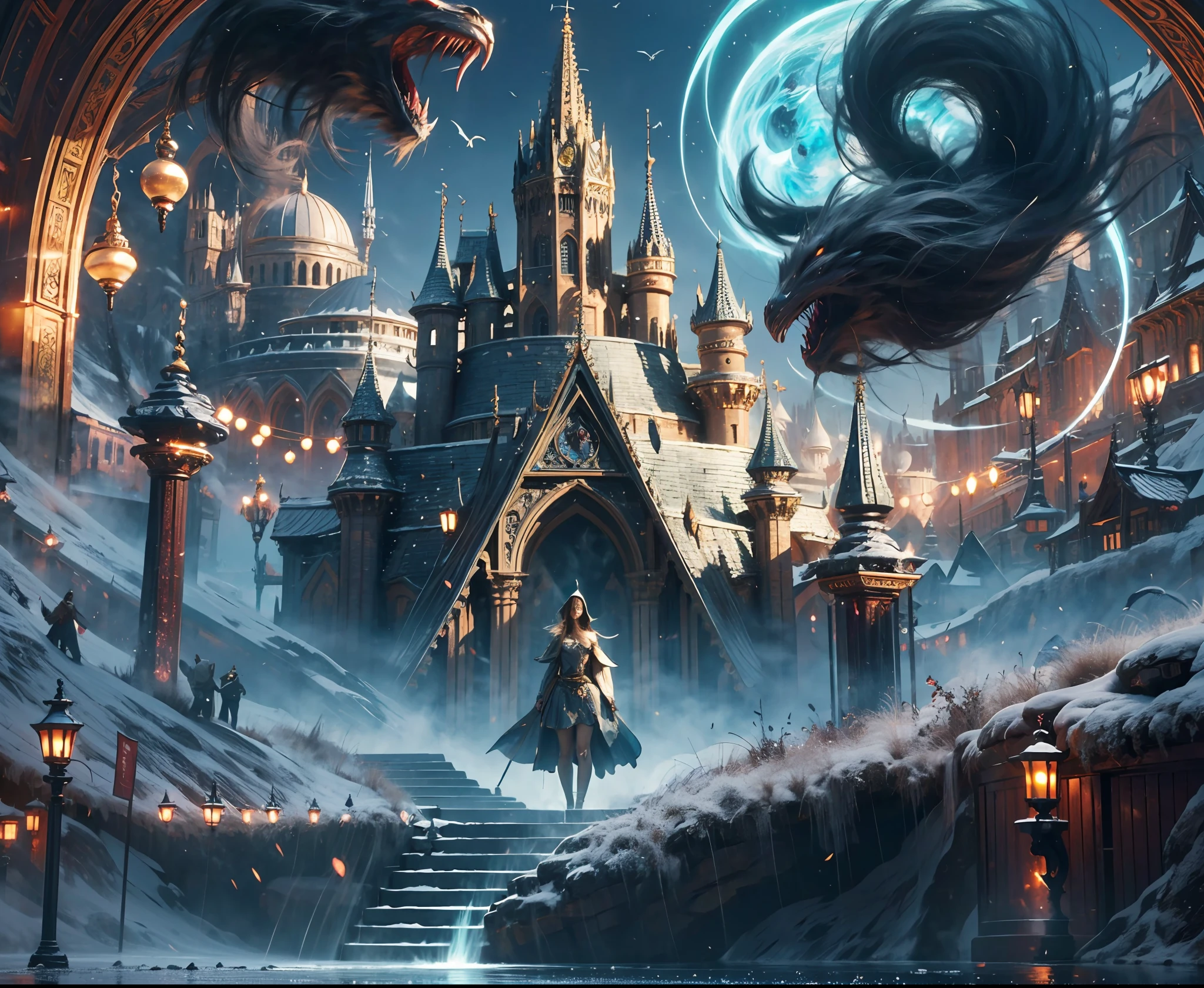 A Masterpiece, (fantasy sanctuary:1.4), (elf building), temple architecture, holy place , nature light, elf tree, nature, morning natural light, best qualitc, hyper detailed, illustartion, 1girl, pose, full body, sexy body, gorgeous dress, farway, solo, FANTASY, Flight, out door, MAGIC, incantations, sao, yun, haired, capelet, bonnet, bioluminescence, mystical, lovely, Whimsical, Fun, Adventurous, free, Miraculous, Imaginative, Determined, Skillful, Speedy, kinetic, Energetic, Realist, Naturalistic, figurative, Figurative, beautiful big breast, Fantasy culture, myths, fairy tale, Folklore, Legend, witches, Wizards, magical creatures, fantasy worlds, composition, proportions, foreground, mid, background, perspective, light, color, texture, detail, beauty, wonder.