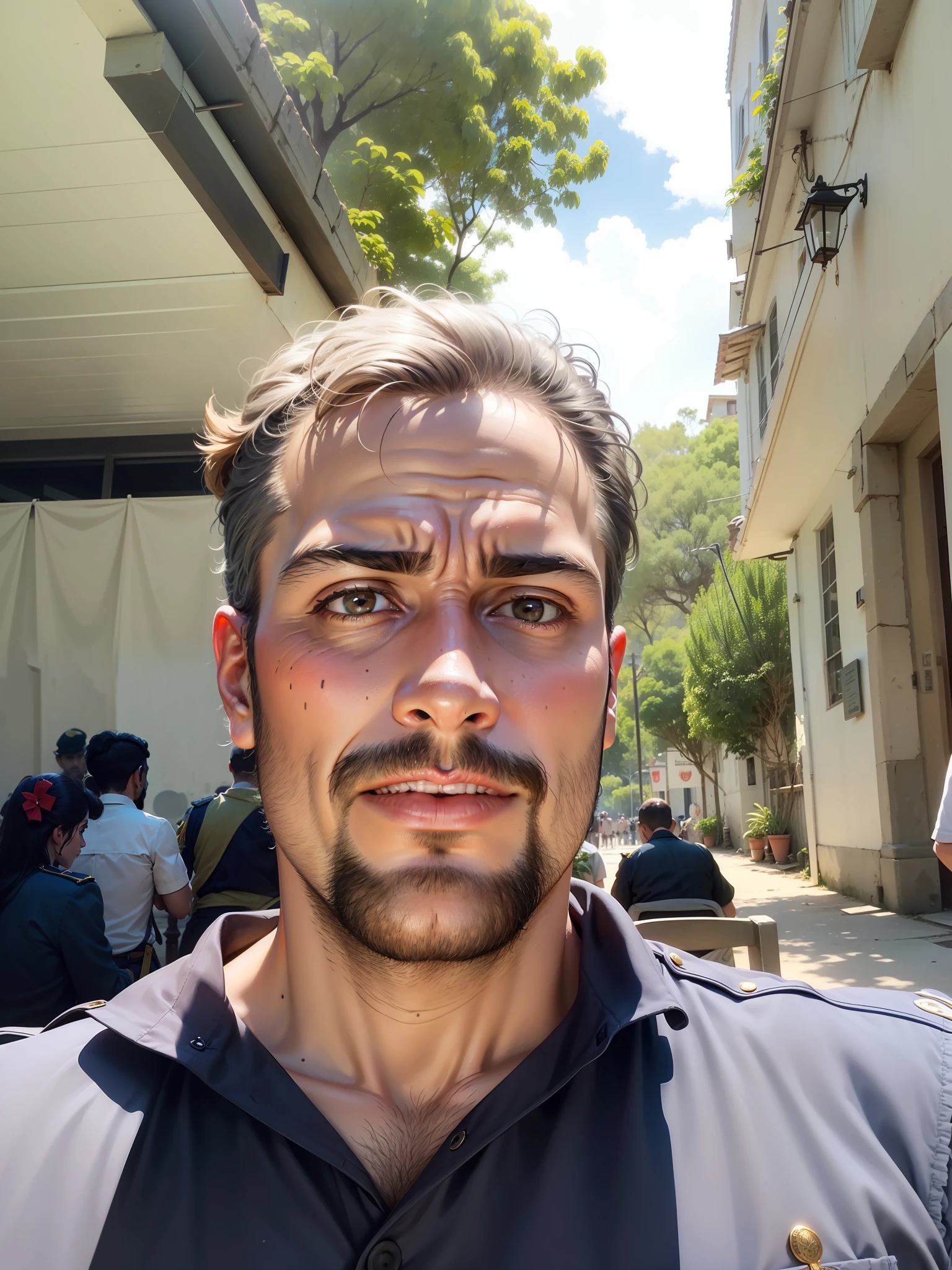[("Minha foto, soldado romano",0.9)]