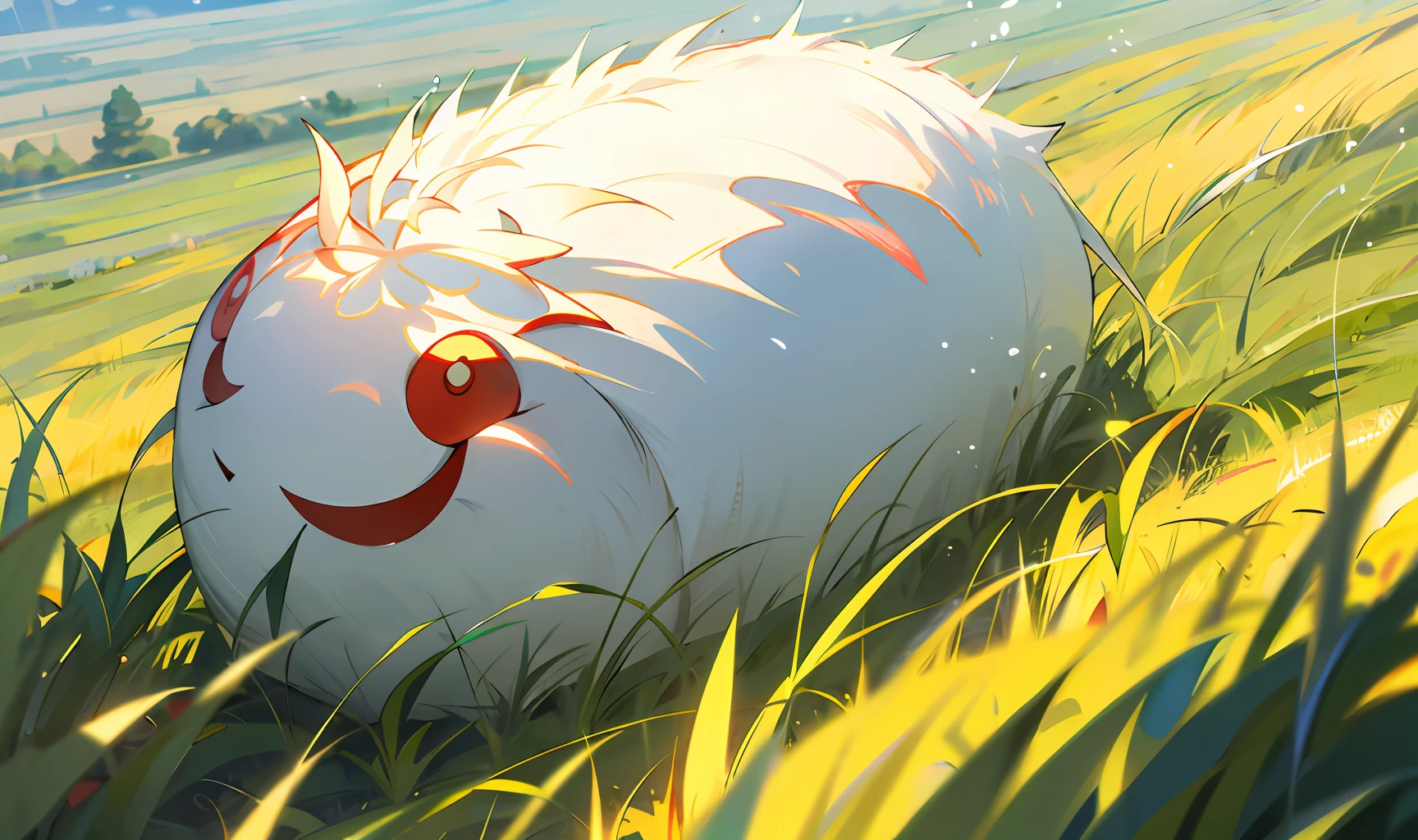 prette，cool，夏天，grass field