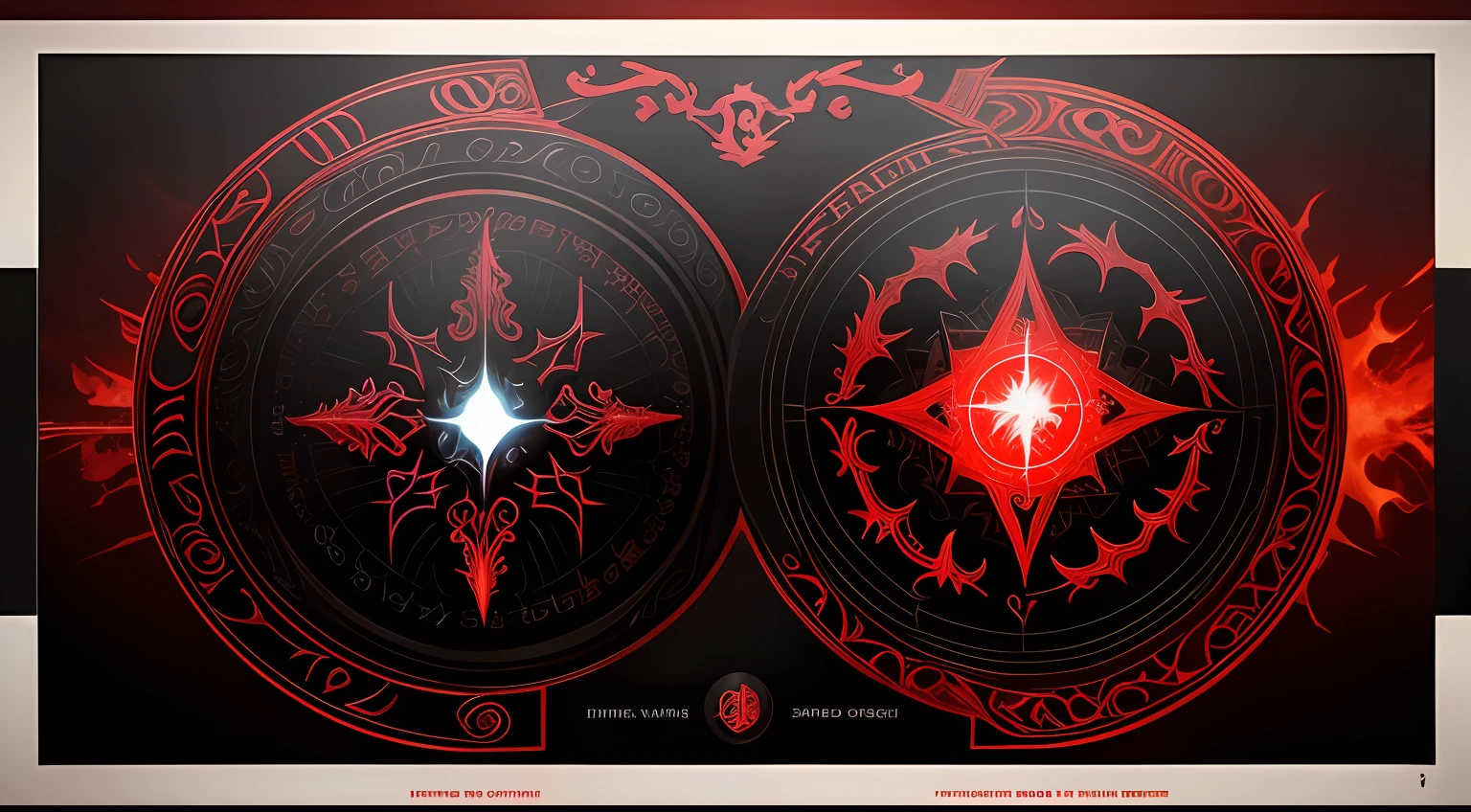 Norse mythology in black and red, Flames and Taurus Horoscope --auto