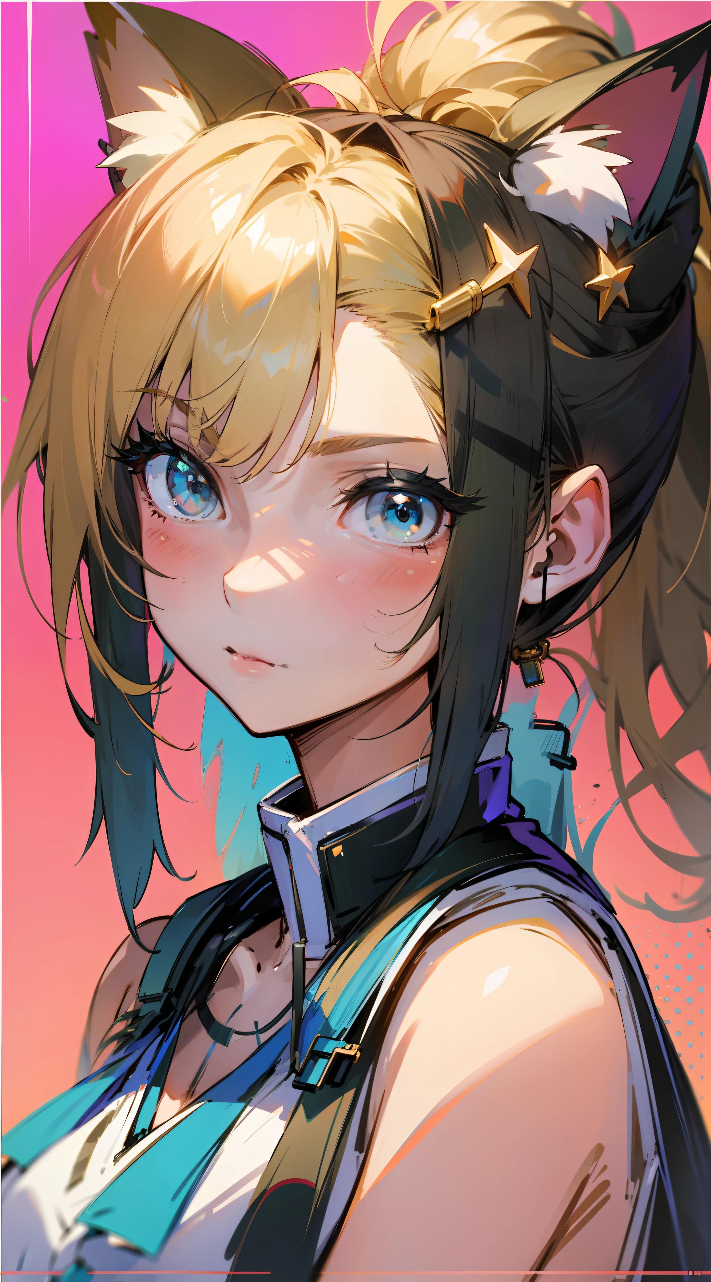 golden hair