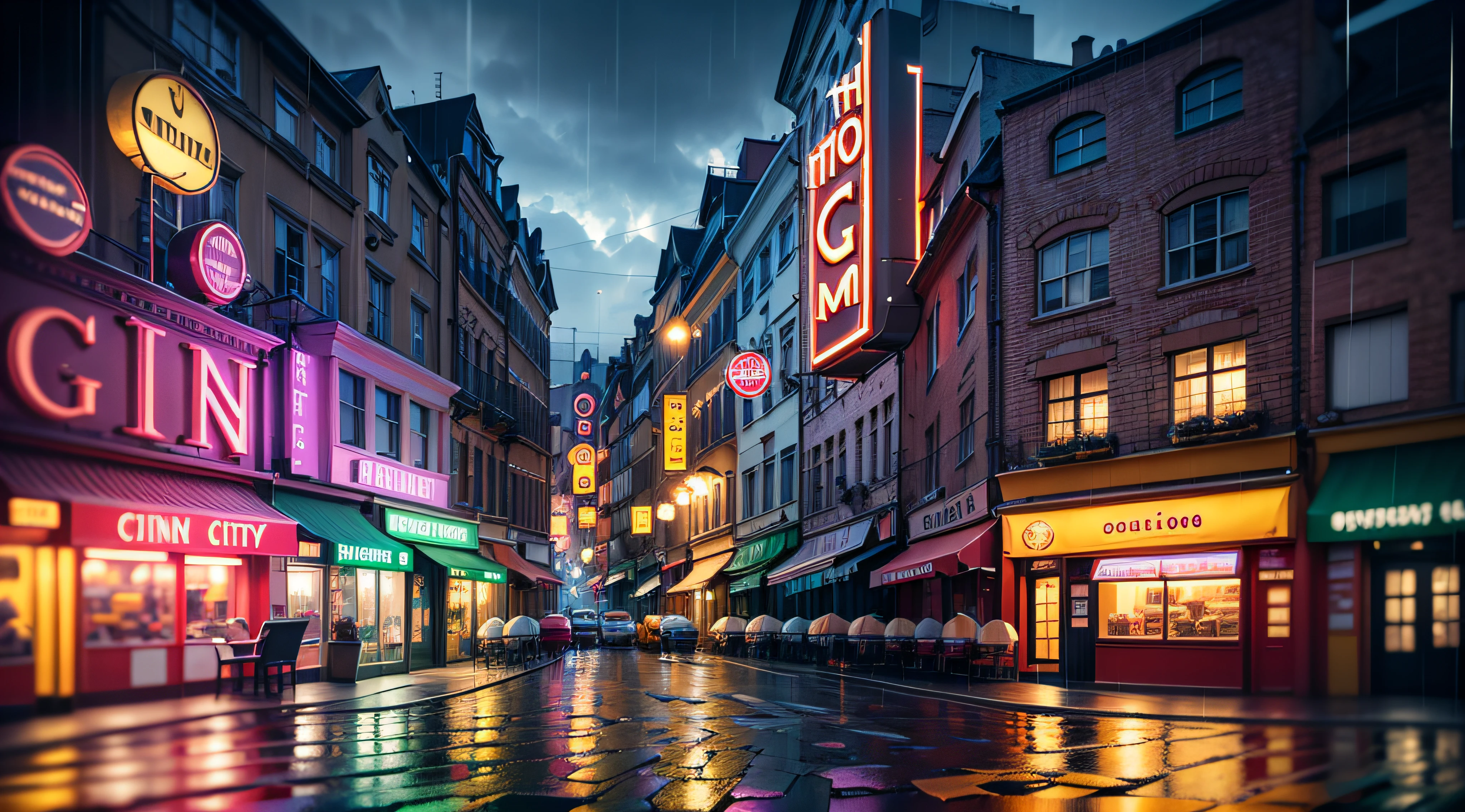 (extremely detailed CG unity 8k wallpaper,masterpiece, best quality, ultra-detailed),(best illumination, best shadow, an extremely delicate and beautiful),floating,

[(1logo), dynamic angle, film camera, (emotions and expressions:1.3),colorful lights,(colors),(theater-like), film reel, popcorn,(studio),short shot,](0.8),

[:(cinema-theater with outdoor seats,city night),Volumetric light,neon lights, cozy atmosphere,(drizzle rain:1.2), wet ground, street lamps, cobbled streets, puddles, dramatic illumination):0.3]