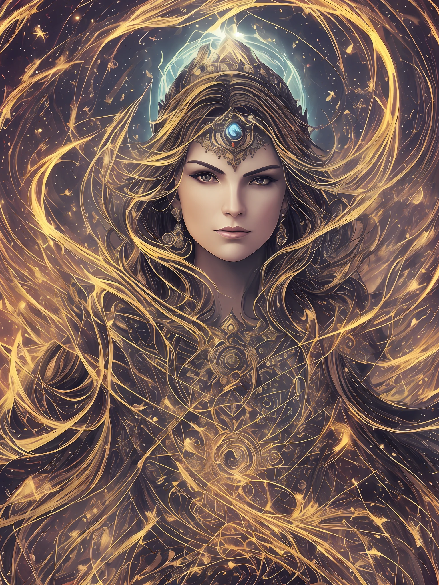 Create an image of a mighty mage with extraordinary powers. This mystical sorcerer possesses ancient knowledge and wields the forces of nature and magic at their command. Visualize the mage in a majestic robe adorned with mystical symbols, surrounded by swirling elemental energies. Use captivating colors to portray the aura of power and wisdom that emanates from this formidable mage, k4 realistic. --auto --s2
