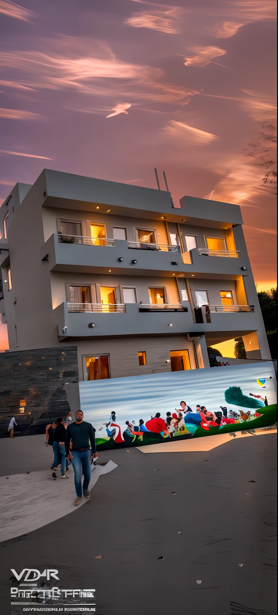 dvArchModern, 85mm, f1.8, portrait, photo realistic, hyperrealistic, orante, super detailed, intricate, dramatic, sunset lighting, shadows, high dynamic range