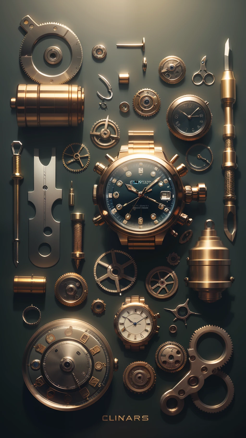 Spare parts for wrist watches. Glasses, straps, clasps, crowns and quartz movements, as well as rare spare parts for mechanical movements and tools.Crystals,high quality, high resolution macro