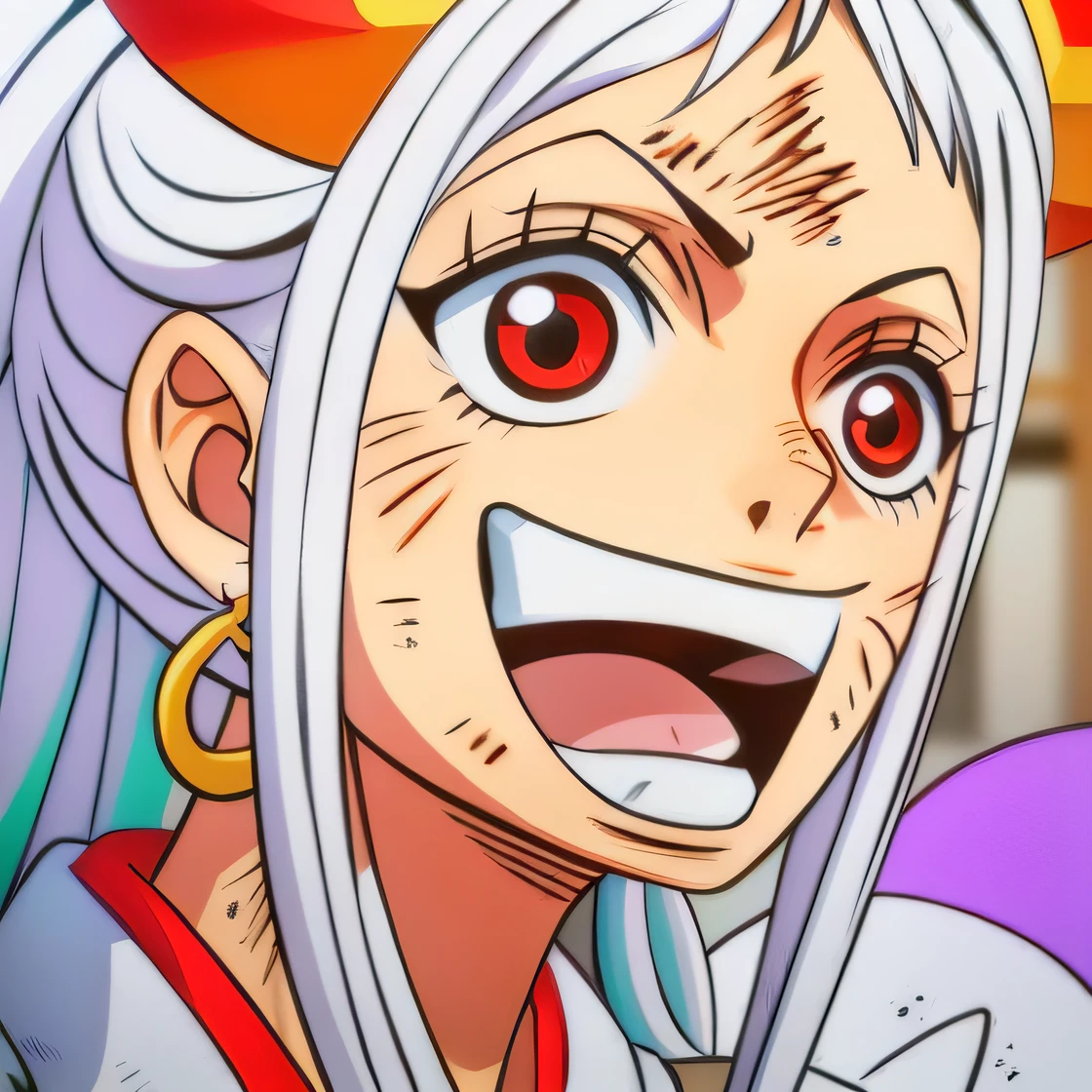 personagem de anime com cabelos brancos e olhos vermelhos segurando uma bola roxa, Anime de hoje ainda em destaque, from one piece, Ahegao, cara Ahegao, gyro zeppeli, Arte Oficial, visual anime de uma jovem mulher, 2 0 1 9 captura de tela do anime, Closeup!!, Shiro, Deadman Wonderland, full color manga visual style, Captura de tela do anime Guro