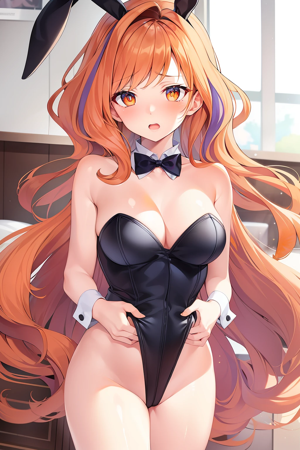 pretty eyes, detailed eyes, ((oranges_eyes)), embarrassed, open mouth ,