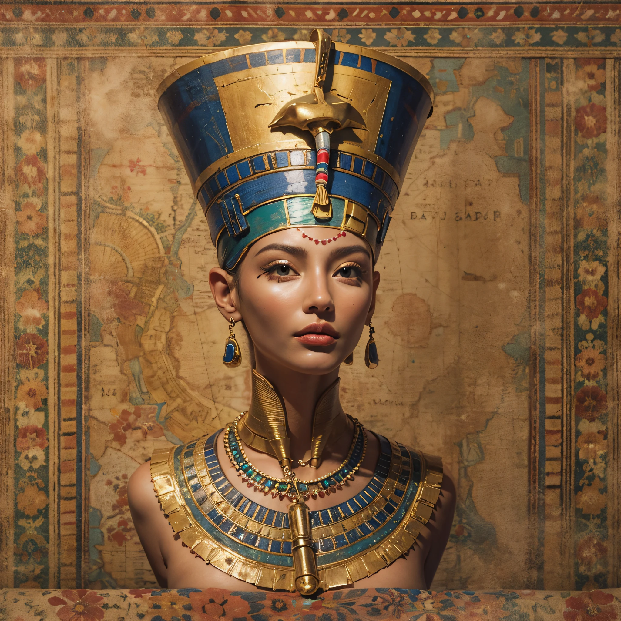 Nefertiti a Woman, big breasts,