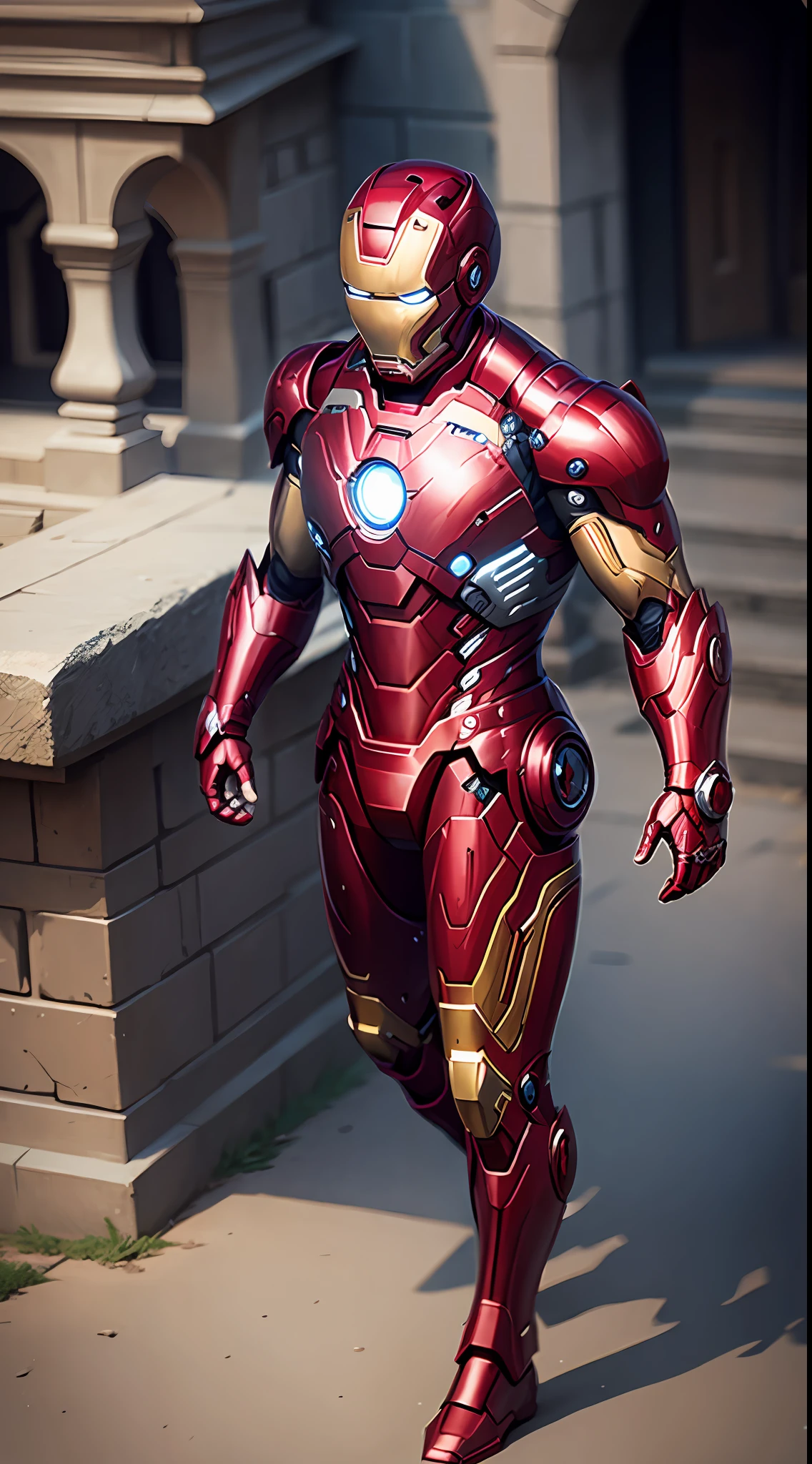 Iron Man. Metallic.Battle. Middle Ages. Gentlemen. Infantry. --auto