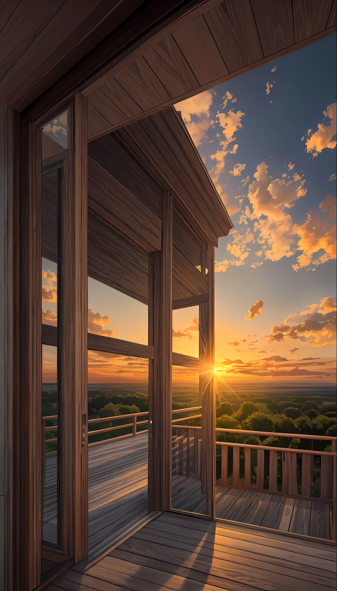 highres, imagination, (realistic), clear skies, composition, sunset, (hdr:1.5), outdoors, intricate details,