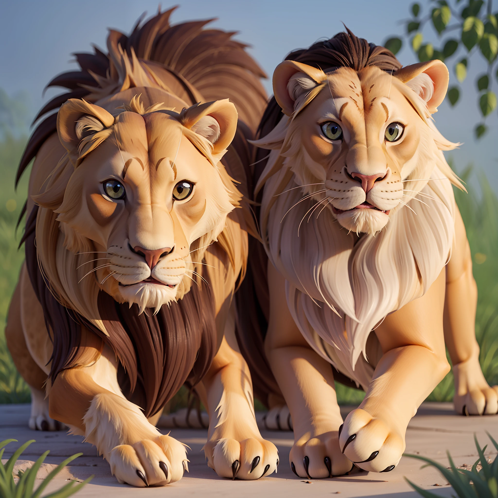 Lion animal.