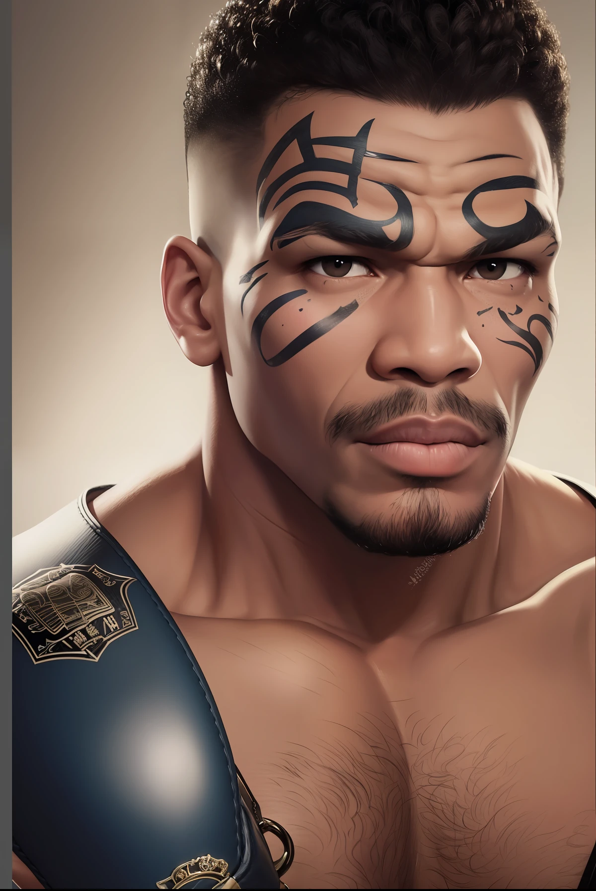 (((obra-prima))), melhor qualidade,"#lutador #(Lutador Americano) #(Retrato do Lutador Americano) #(pugilista) #(Retrato Boxer) #mike tyson # olho perfeito # rosto perfeito #intrincado #complexa arte #(Retrato de Mike Tyson) #(Retrato Muscular) #(retrato masculino)  #Muscle #(Retrato com Luvas de Boxe) #(Boxing Belt) #(Retrato com cinto de boxe) #(Retrato Muscular) #(Retrato de Macho)". Full HD 8K