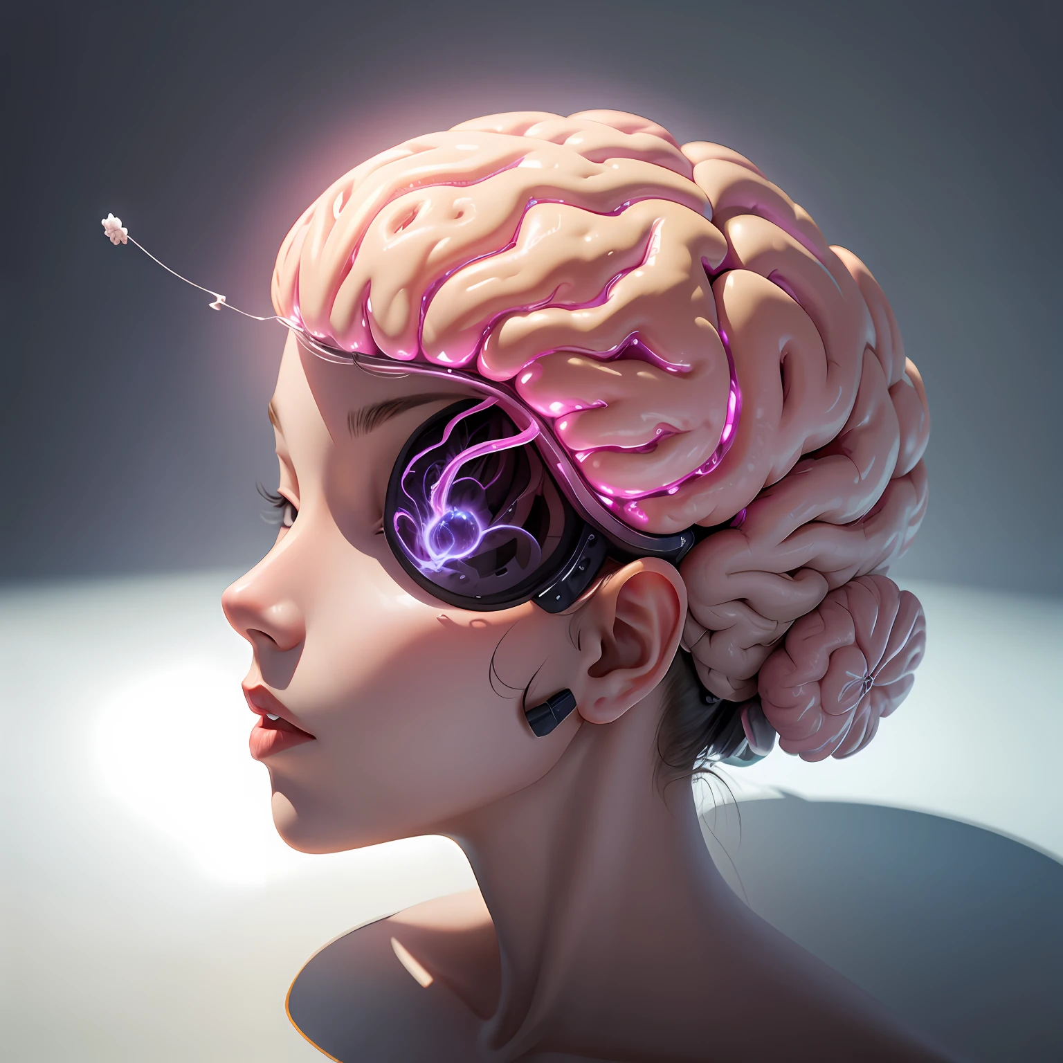 real human brain