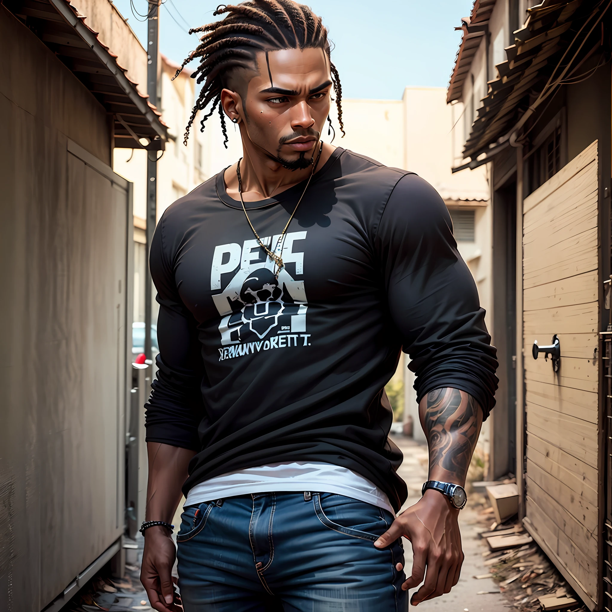 Homem negro, cabelo dreead --auto