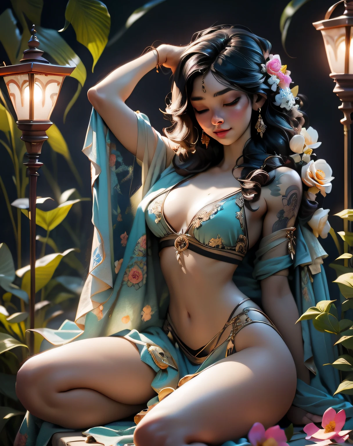 1sexy girl with forest clothes, flowers, leaves, mandalas, fractal,, Sleeping Beauty, by Bella🦋 full body, beautiful girl sleeping, room with mirror, girl sleeping on bed and sheets, old clock and lamp on table, full body, black hair, Transparent clothing,open legs, view of pubic hair, 1 sexy girl in transparent forest clothes,exposed breasts, open transparent t-shirt,mandala and flower tattoos, La mejor calidad, Obra maestra, llustration, muy delicado y hermoso, muy detallado, CG, Unidad, Fondo de pantalla de 8k, ridiculous, huge filesize, lente muy ancha, Luz suave,Sleeping Beauty, by Bella🦋 full body, beautiful girl sleeping, full body, black hair, Transparent clothing, slight smile,, open legs, view of pubic hair, 1 sexy girl in transparent forest clothes,exposed breasts, open transparent t-shirt,mandala and flower tattoos, La mejor calidad,sexy pose, provocative pose, full body,Reloj antiguo flotante, Antique lamp, salpicar,pose seductora, Pubic Hair Visible, senos visibles,art by Sakimichan,seductive pose, visible pubic hair, breasts visible,full body, black hair, Transparent clothing, slight smile,Jean-Baptiste Monge style, bright, beautiful , splash, Glittering , cute and adorable, filigree, , rim lighting, lights, extremely , magic, surreal, fantasy, digital art, , wlop, artgerm and james jean,