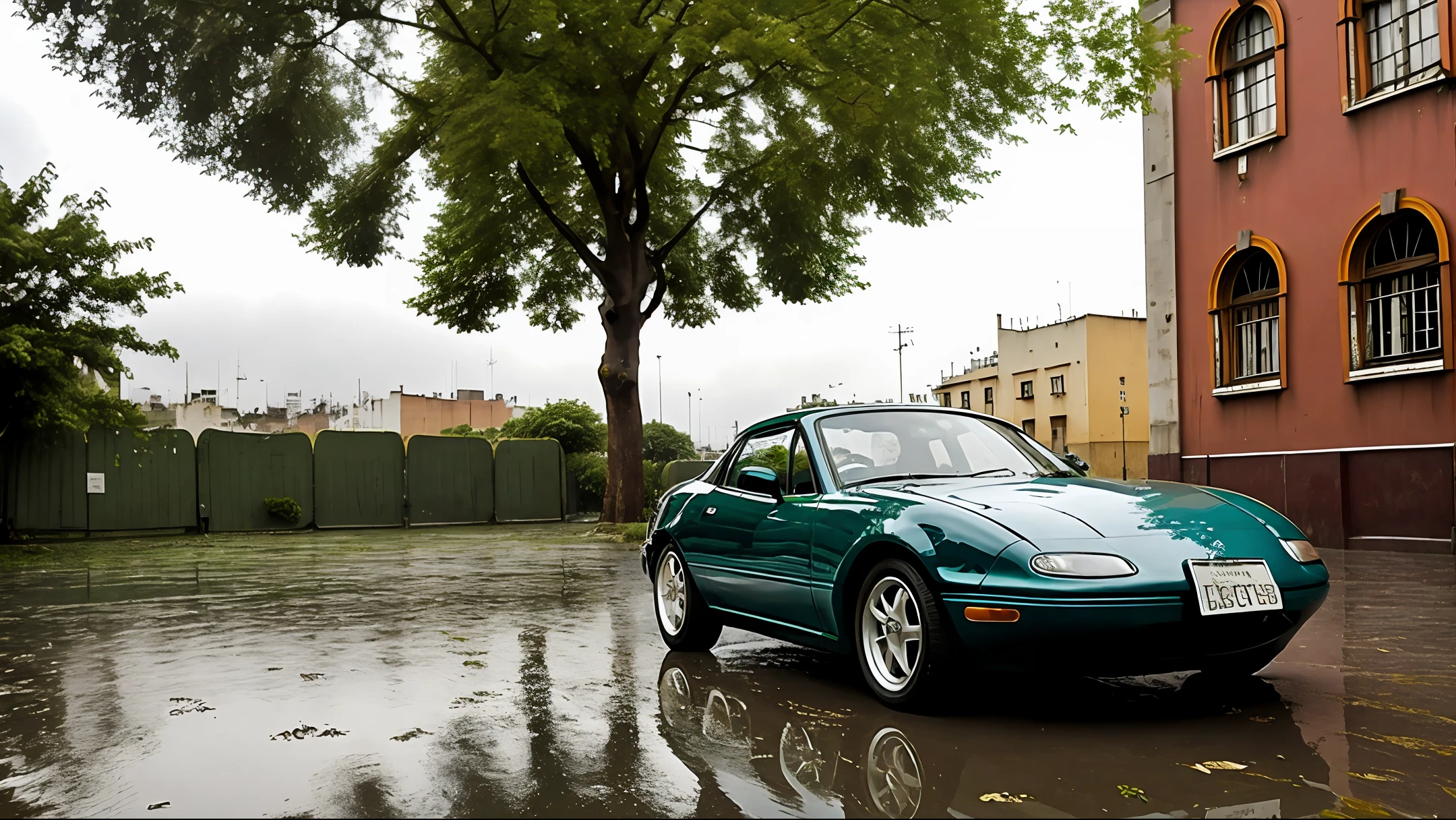 Buenos Aires in the rain