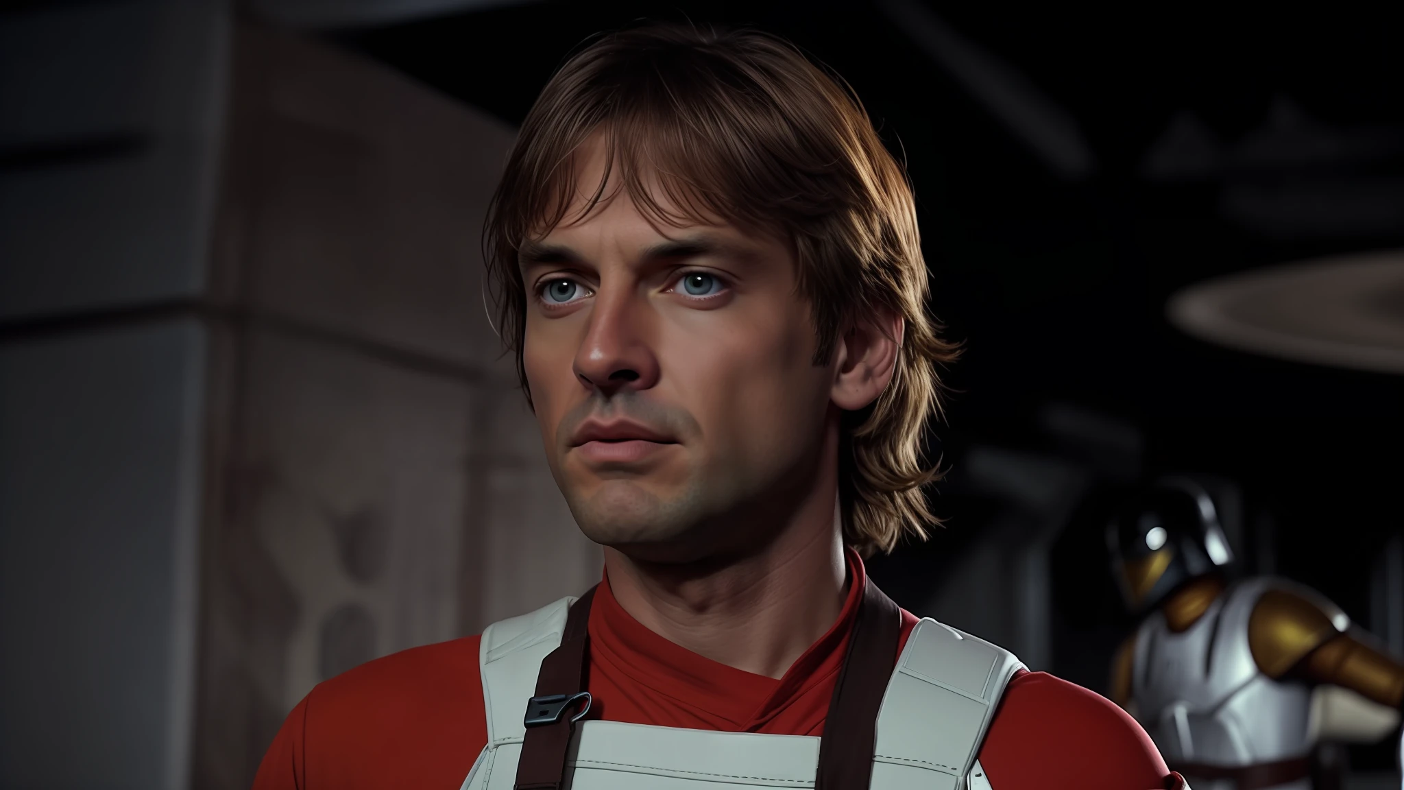 Tobey Maguire interpretando Luke Skywalker.