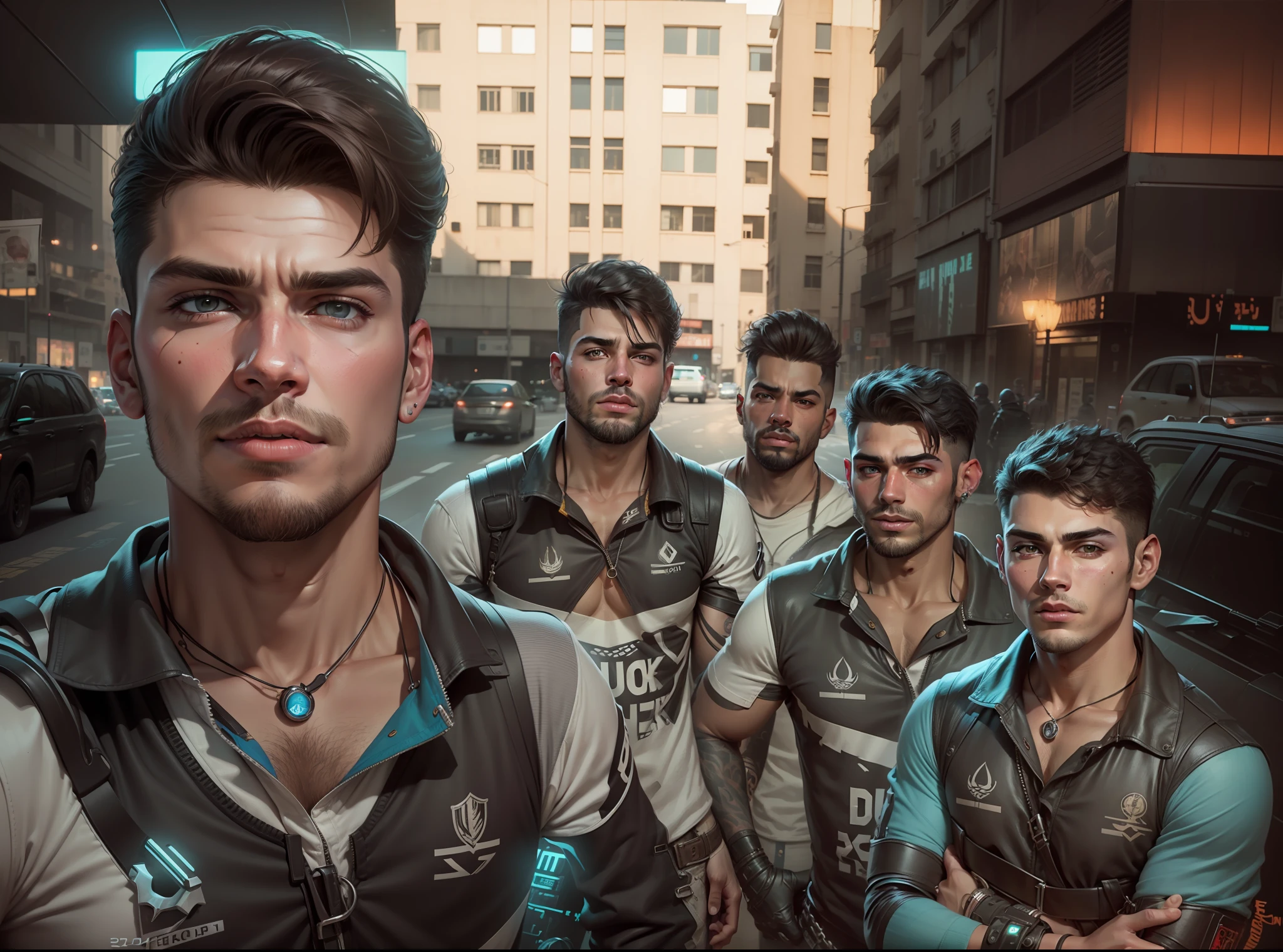 Change background cyberpunk handsome boy  . Realistic face . 8k ultrra realistic