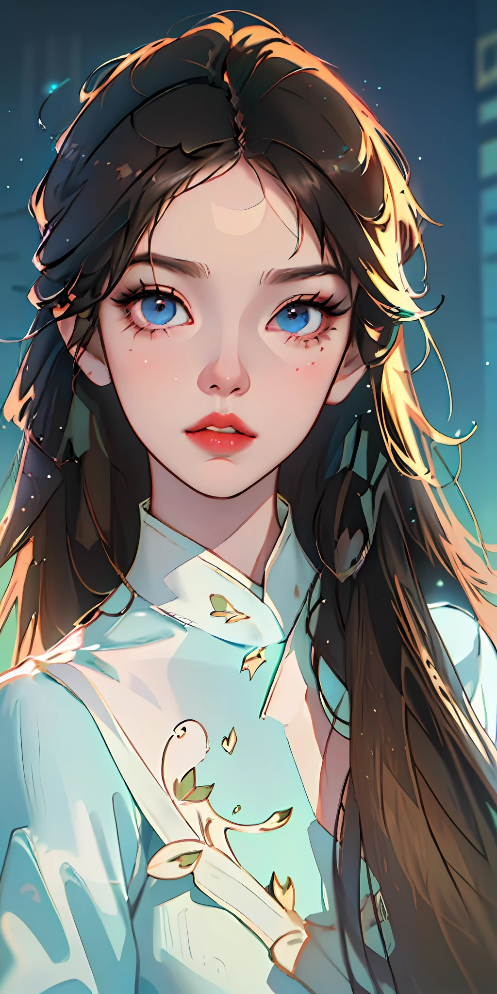 (Photorealistic:1.4), (Masterpiece, Sidelight, Fine Beautiful Eyes: 1.2), Masterpiece*Portrait, Realistic, 3D Face, Luminous Eyes, Glossy Hair, Glossy Skin, Alone, Embarrassing, (Epigastric), Black Underwear, Blonde Hair,