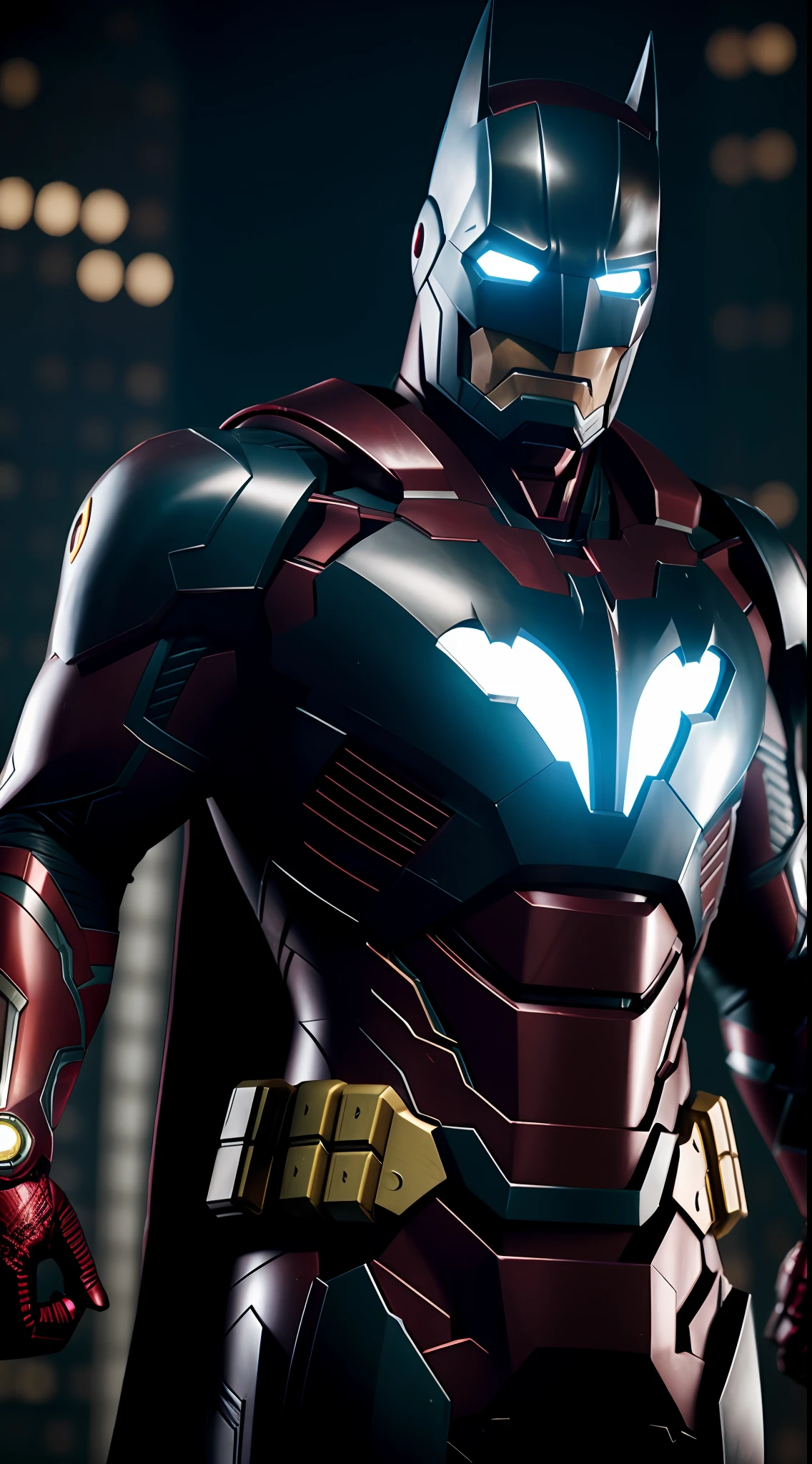 batman ironman, octane render, unreal engine, highly detailed, intricate