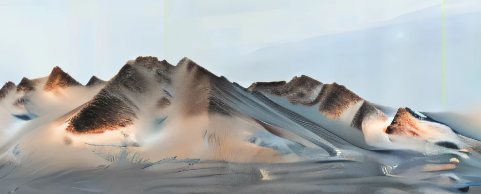 Snow-covered mountains and people with snow on skis, mars landscape, mars landscape, overlooking martian landscape, Mars setting, On the surface of Mars, Mars vacation photos, an alien landscape view, On a distant desert planet, deserts and mountains, stunning alien landscape, mars as background, amazing alien landscape, Sunset on Mars, Beautiful alien landscape