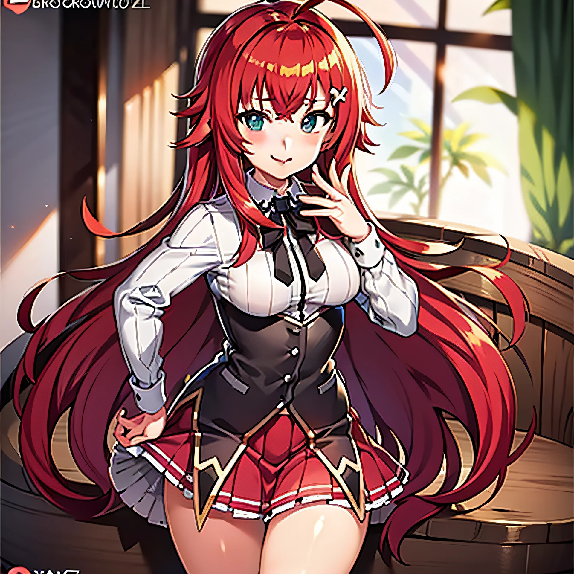 Anime - imagem de estilo de rias gremory em uma roupa preta sentada em uma cama, menina anime sedutora, mulher bonita sedutora do anime, small curvy loli, Guweiz em Pixiv ArtStation, menina anime bonita, menina bonita do anime agachamento, Guweiz em ArtStation Pixiv, menina anime atraente, 8k arte detalhada de alta qualidade