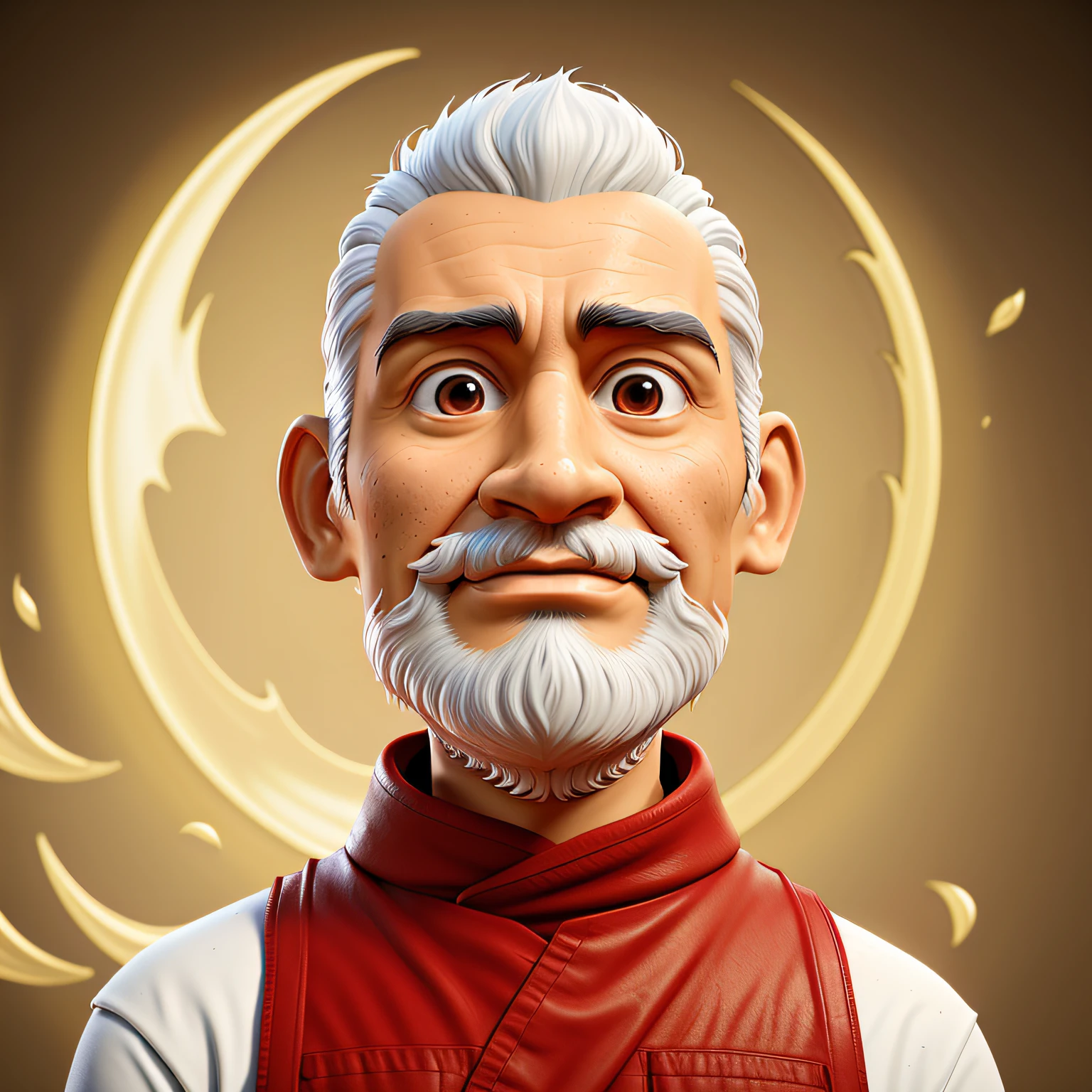 there is a cartoon image of a man with a beard, high detail iconic character, 3 d icon for mobile game, portrait of hide the pain harold, 3d render senior artist, highly detailed character, closeup character portrait, close up character, character portrait closeup, 3 d render stylized, stylized game art, character portrait, character headshot portrait