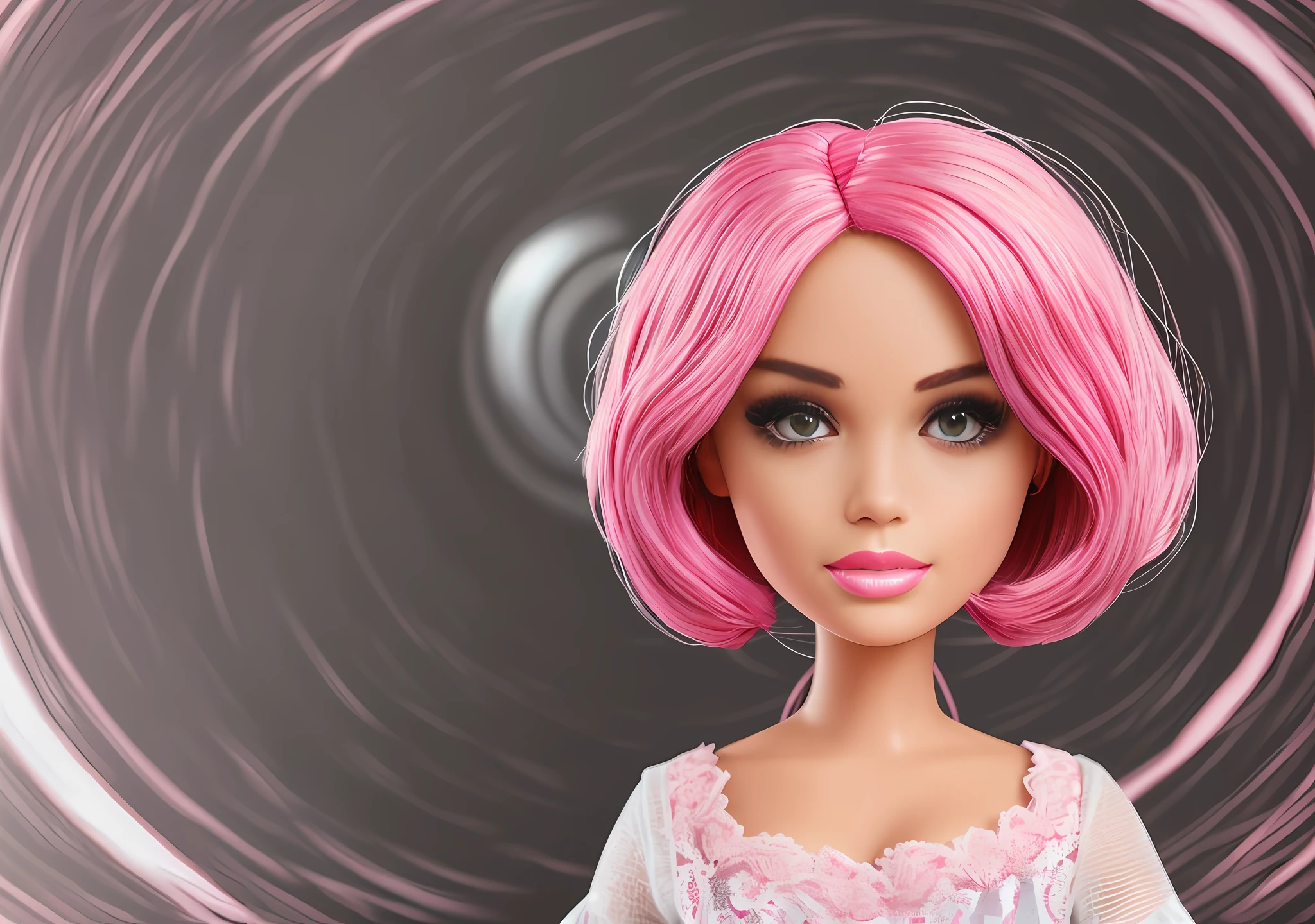 "Olhos escuros de boneca em alta qualidade, sem anomalias, No distortions, realismo, ultra realista"