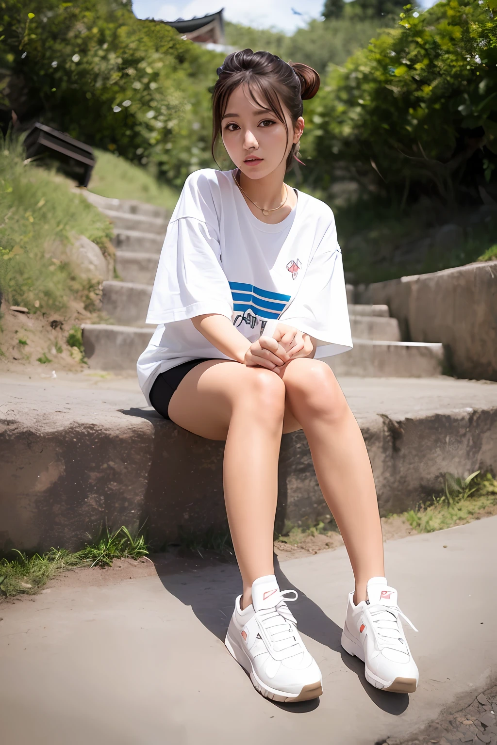 Coreana ((Peitos para fora))
